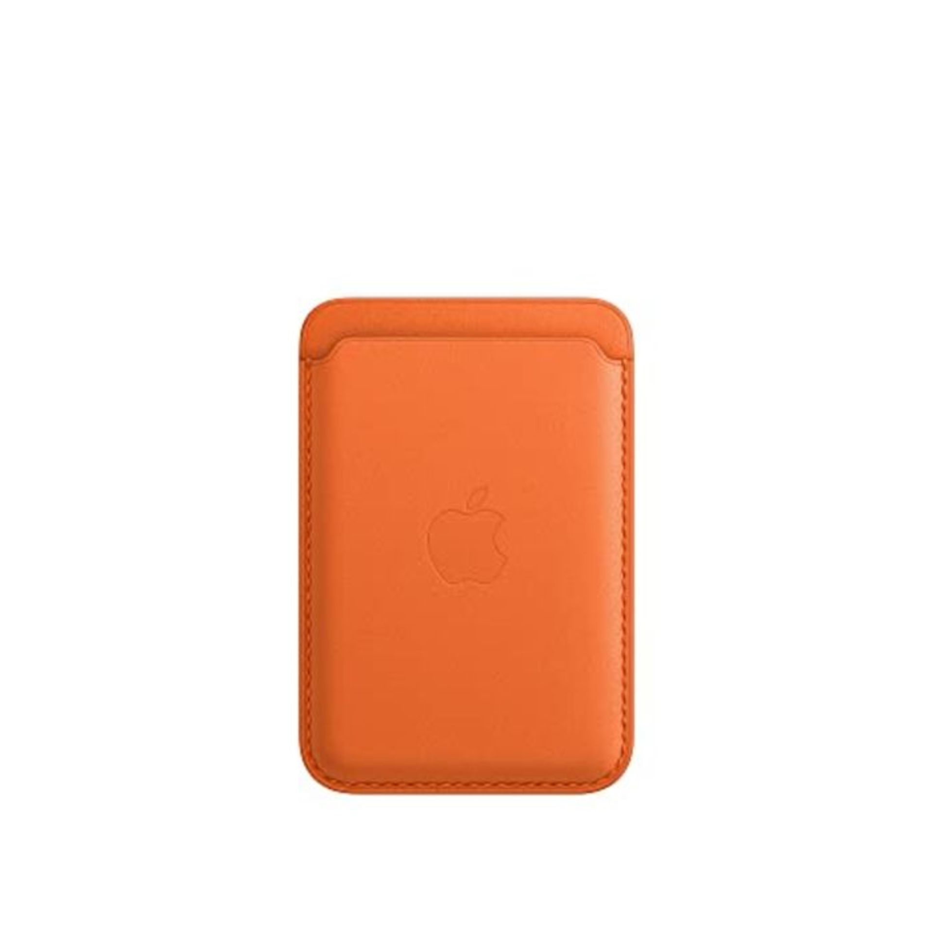 RRP £59.00 Apple iPhone Leather Wallet with MagSafe - Orange