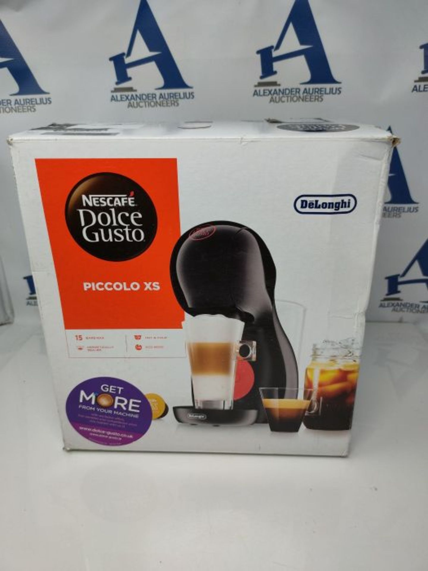 DeLonghi Nescafé Dolce Gusto Piccolo XS Pod Capsule Coffee Machine, Espresso, Cappucc - Image 2 of 3