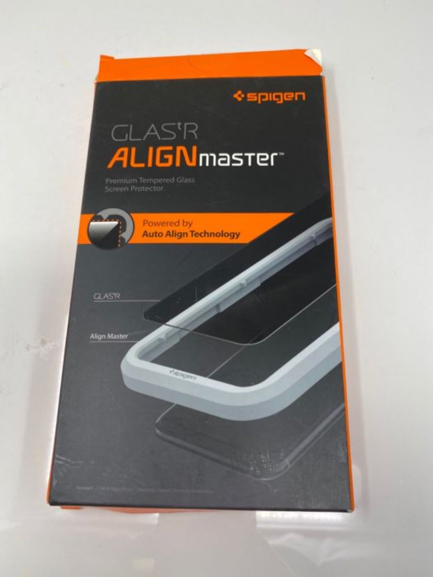 Spigen, 1 Pack, Screen Protector for iPhone SE 2020, AlignMaster, Full Screen Coverage - Image 2 of 3