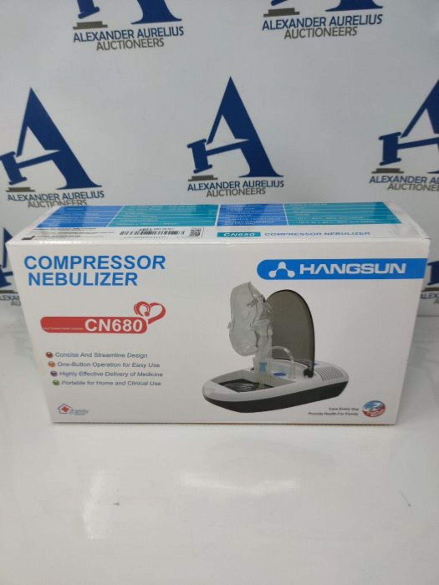 Hangsun Compact Compressor System Vaporizer Mist Inhaler Machine for Kids and Adults H - Image 2 of 3
