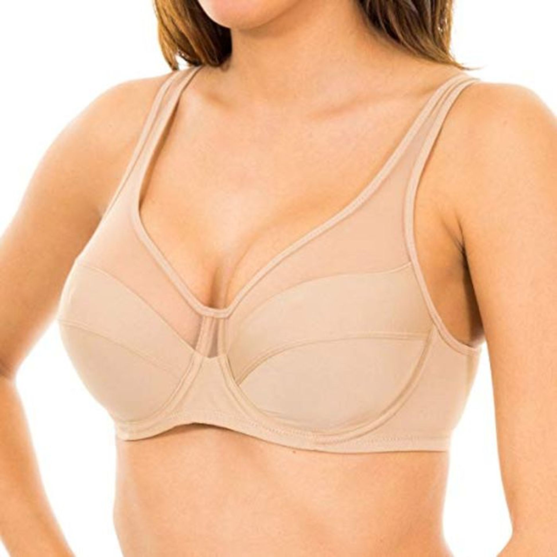 DIM Women's Generous Classique Avec Armatures Everyday Bra, Beige (New Skin), 30D