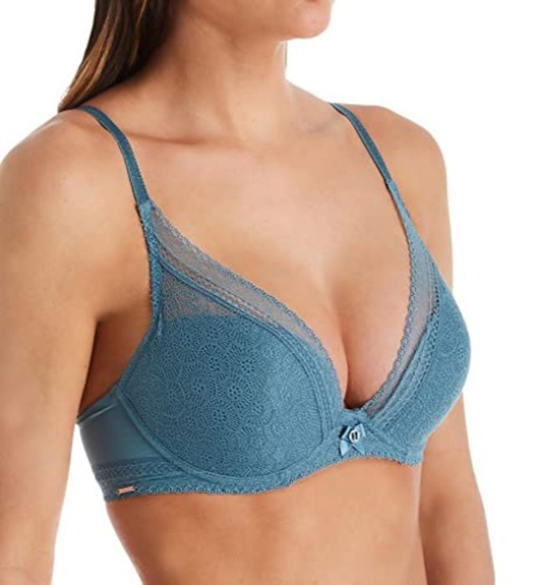 Chantelle DE Women's Festivite T-Shirt Bra, Green (Abysse Pn), 30E UK (size: 65F)