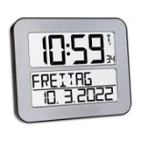TFA Dostmann 60.4512.01?TimeLine Max Radio-controlled Clock, Silber