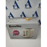 Breville Bold Vanilla Cream 2-Slice Toaster with High-Lift and Wide Slots | Cream and