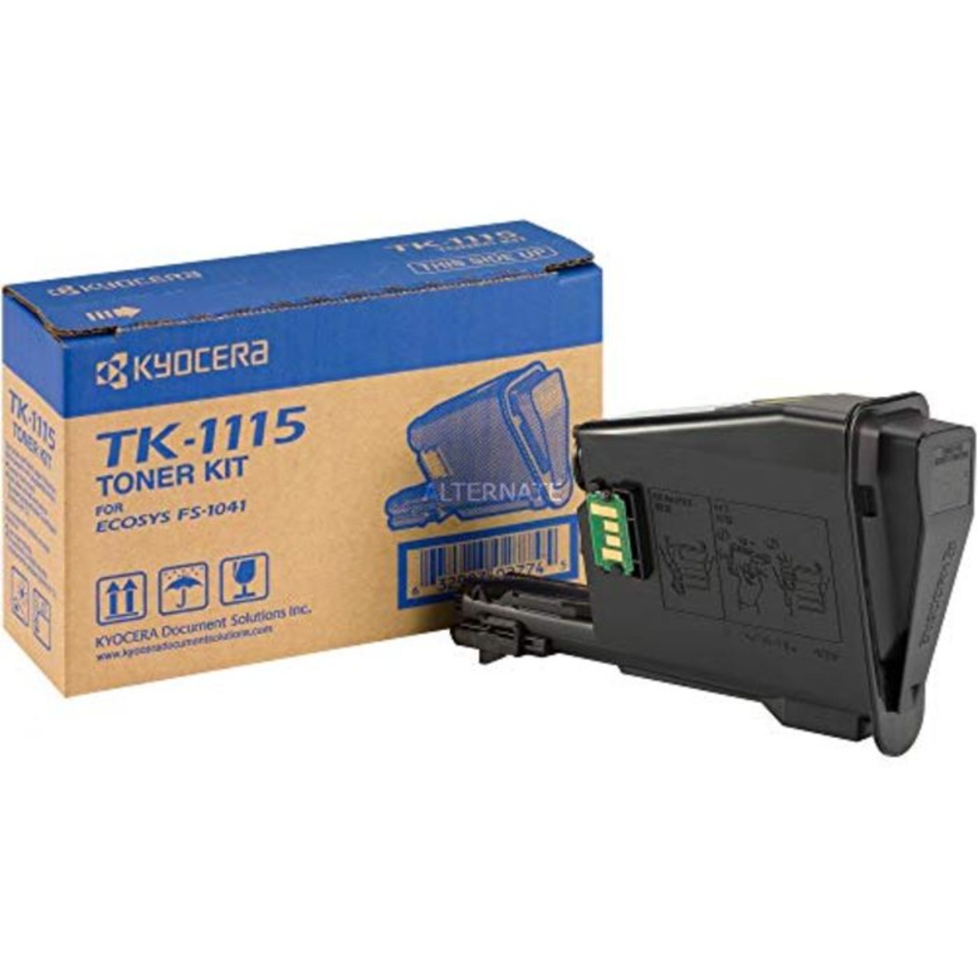 RRP £59.00 Kyocera TK-1115 Toner Black, 1,600 Pages, Original Premium Printer Cartridge 1T02M50NL