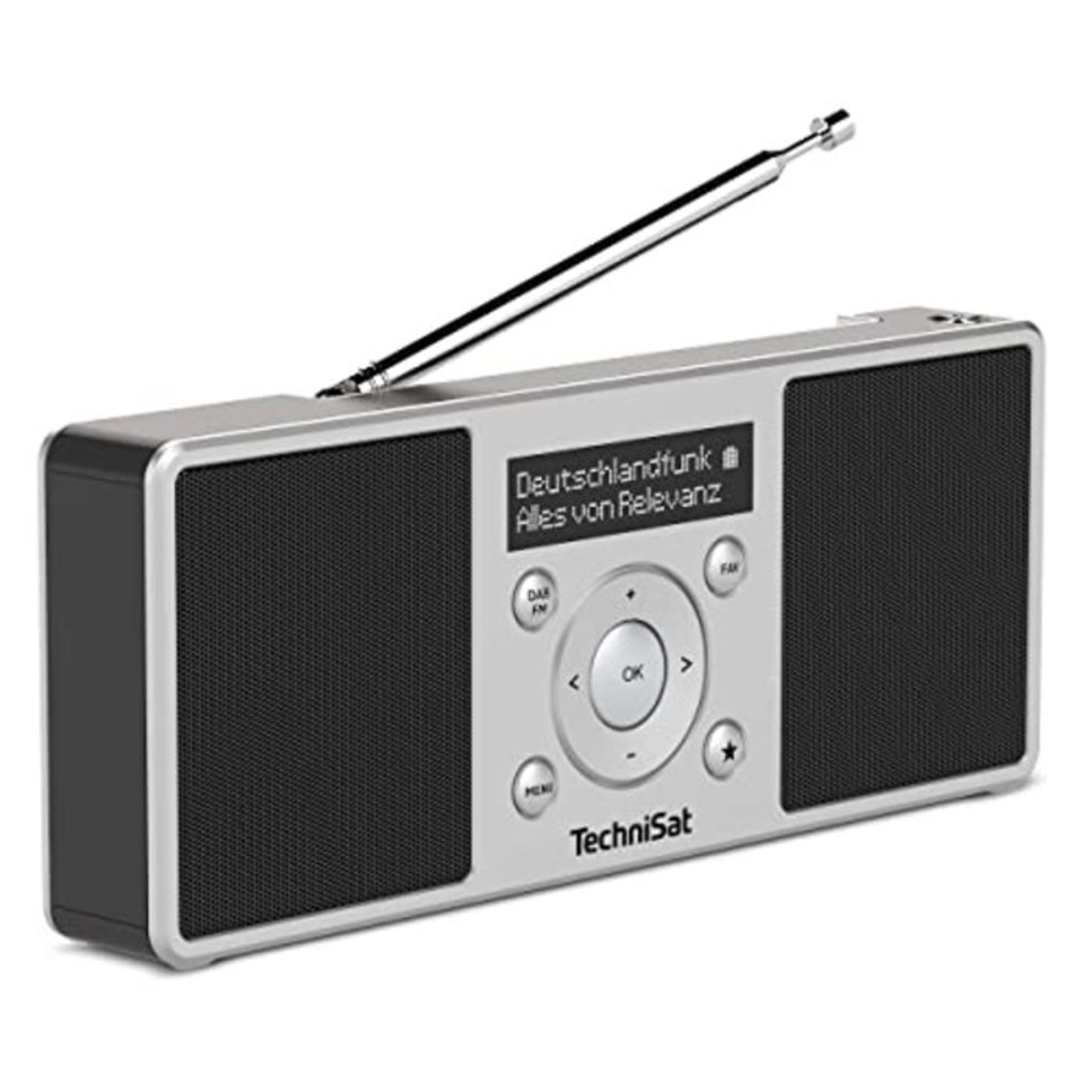 RRP £60.00 TechniSat DIGITRADIO 1 S - tragbares Stereo DAB Radio mit Akku (DAB+, UKW, FM, Lautspr