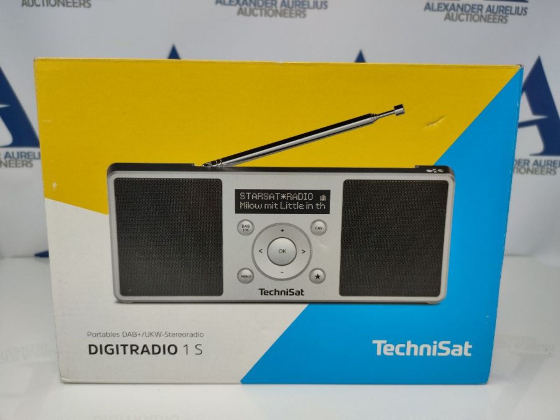 RRP £60.00 TechniSat DIGITRADIO 1 S - tragbares Stereo DAB Radio mit Akku (DAB+, UKW, FM, Lautspr - Image 2 of 3