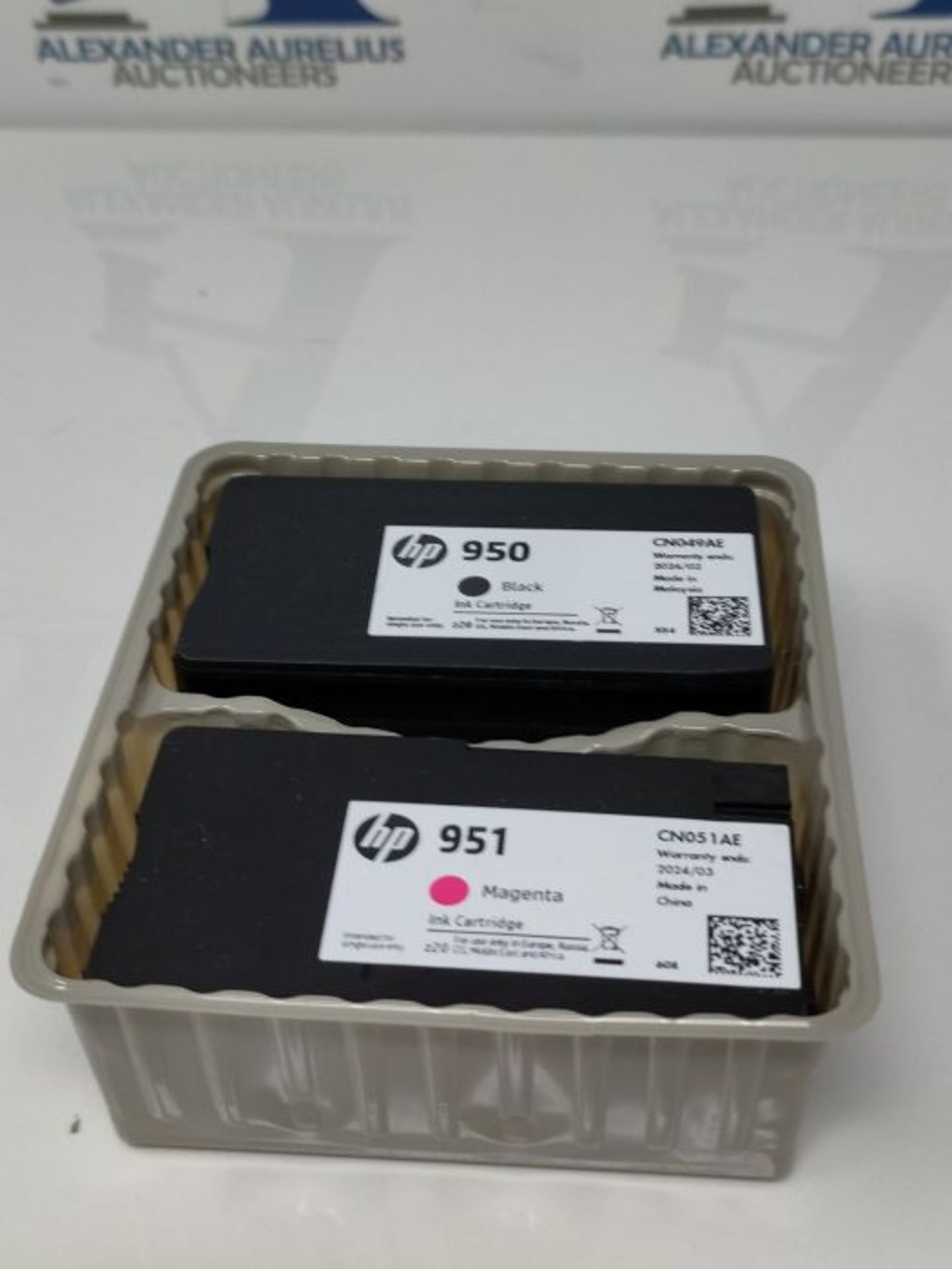 RRP £84.00 HP 950/951 Pack of 4 Original Black, Cyan, Magenta and Yellow Ink Cartridges (6ZC65AE) - Image 3 of 3