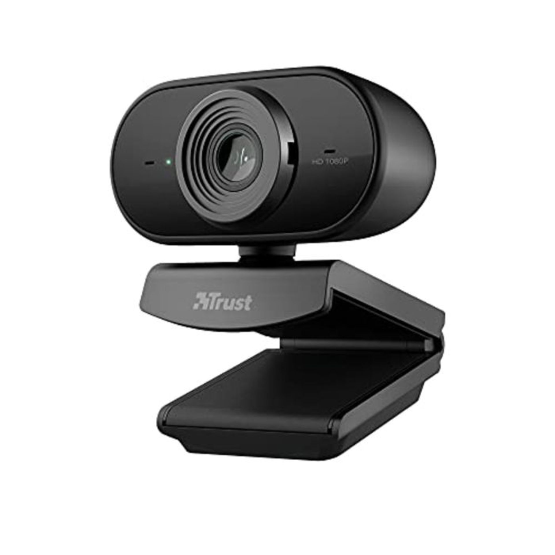 Trust Tolar Full HD 1080p Webcam PC con Microfono, 2 Microfoni Integrati, Fuoco Fisso,