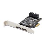 RRP £53.00 Digitus 4 Port SATA III PCI Express Card, DS-30104-1