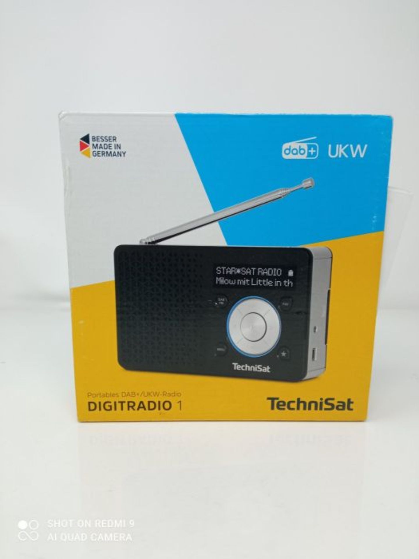 TechniSat DIGITRADIO 1 â¬  tragbares DAB+ Radio mit Akku (DAB, UKW, Lautsprecher, - Image 2 of 3