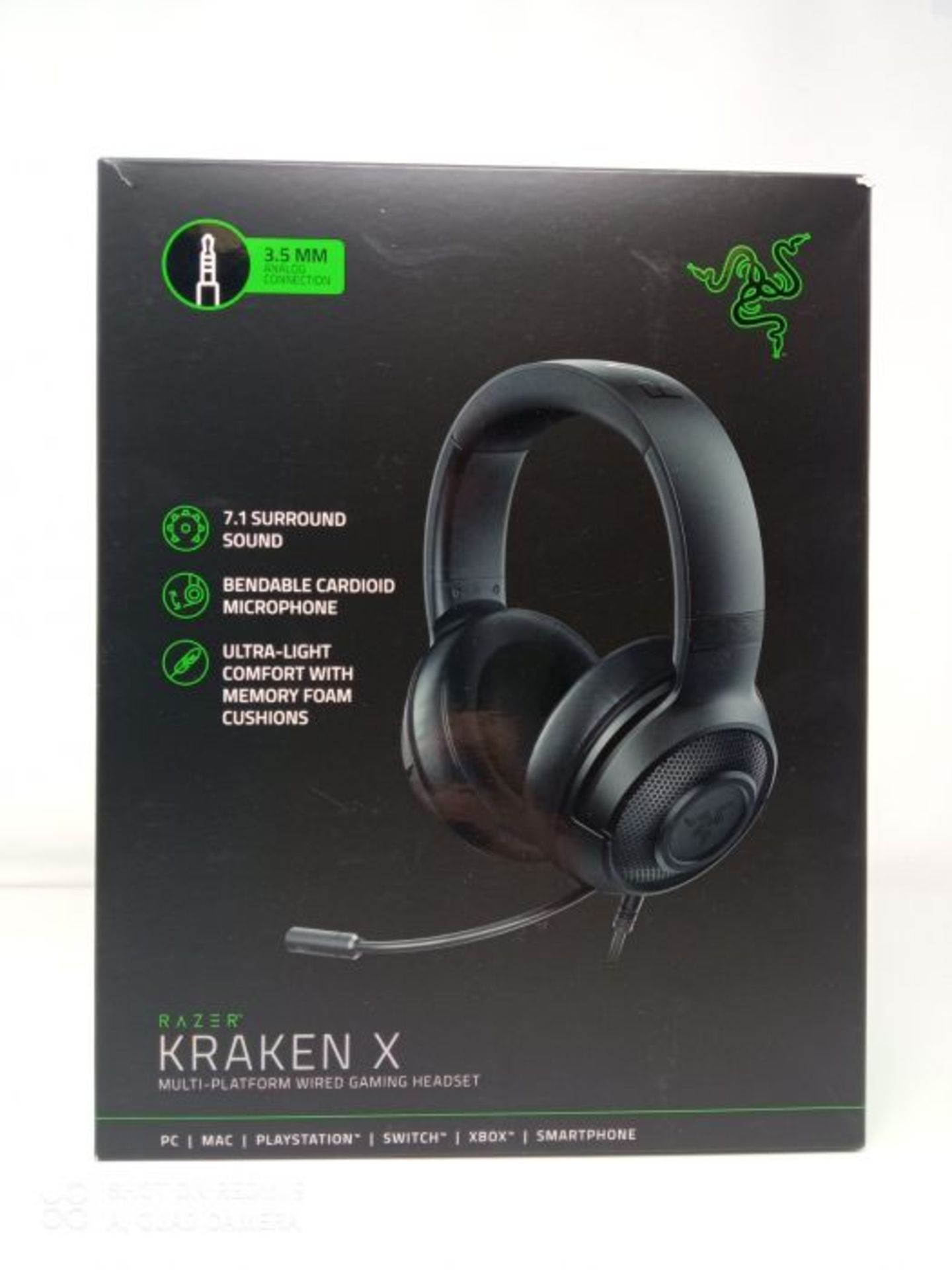 [CRACKED] Razer Kraken X - Gaming Headset (Ultra leichte Gaming Headphones fÃ¼r PC, - Image 2 of 2