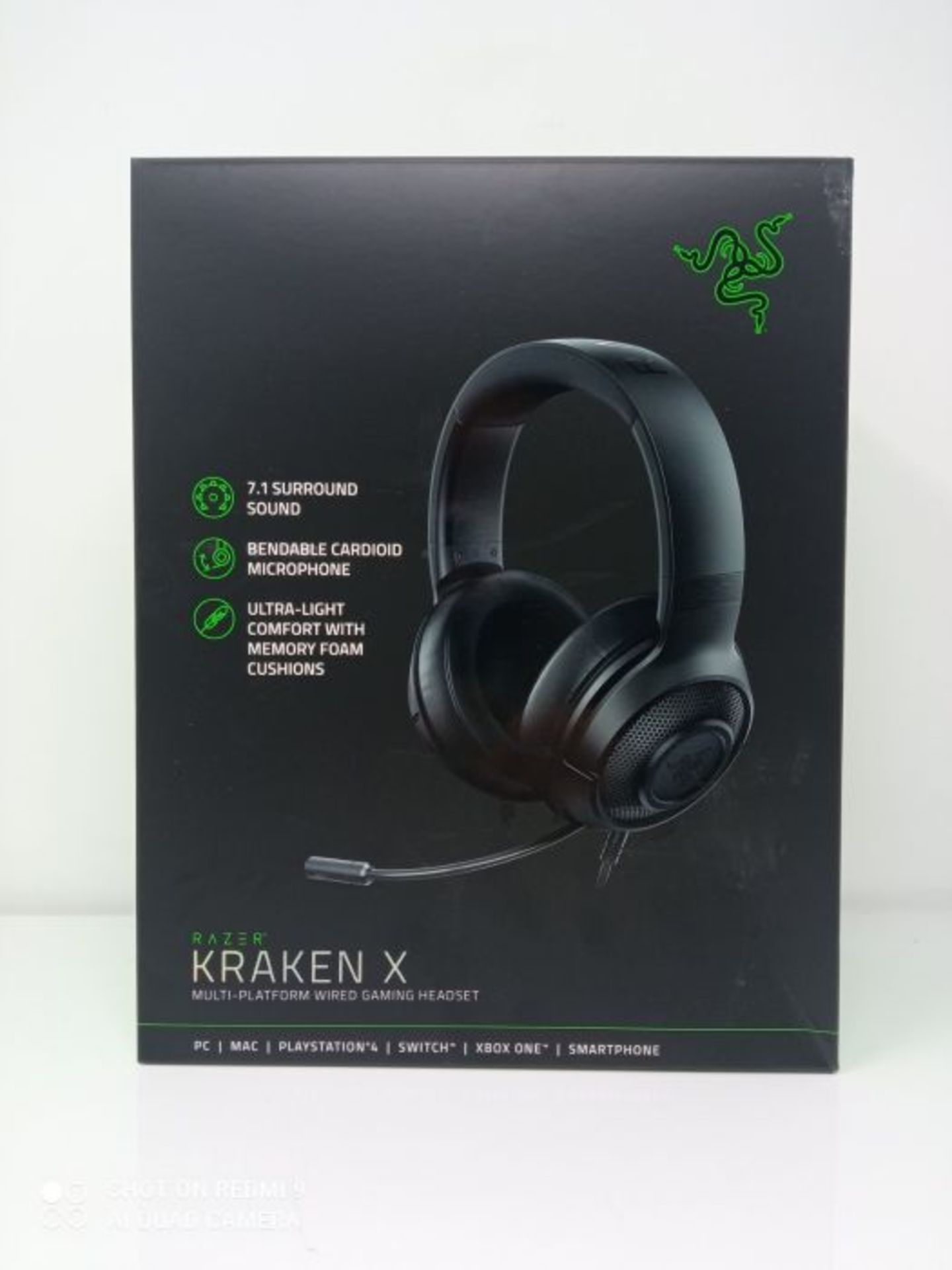 [CRACKED] Razer Kraken X - Gaming Headset (Ultra leichte Gaming Headphones für PC, Ma - Image 2 of 3