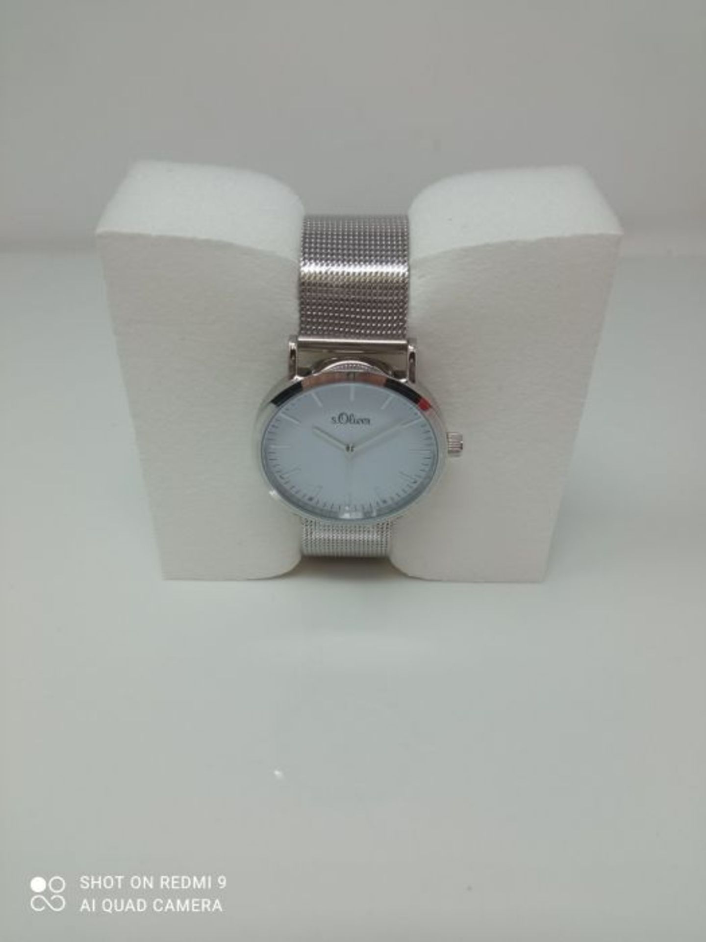 s.Oliver women's analogue quartz wristwatch with stainless steel bracelet SO-3145-MQ - Image 3 of 3