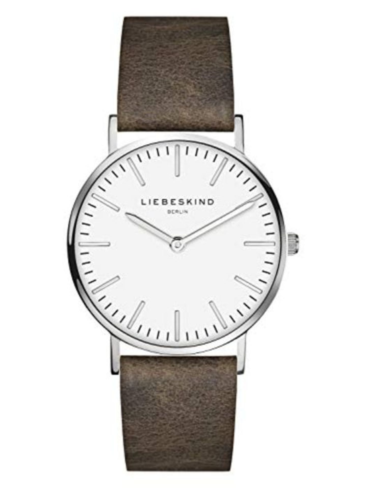 RRP £57.00 Liebeskind Berlin Damen Analog Quarz Armbanduhr mit Lederarmband LT-0086-LQ