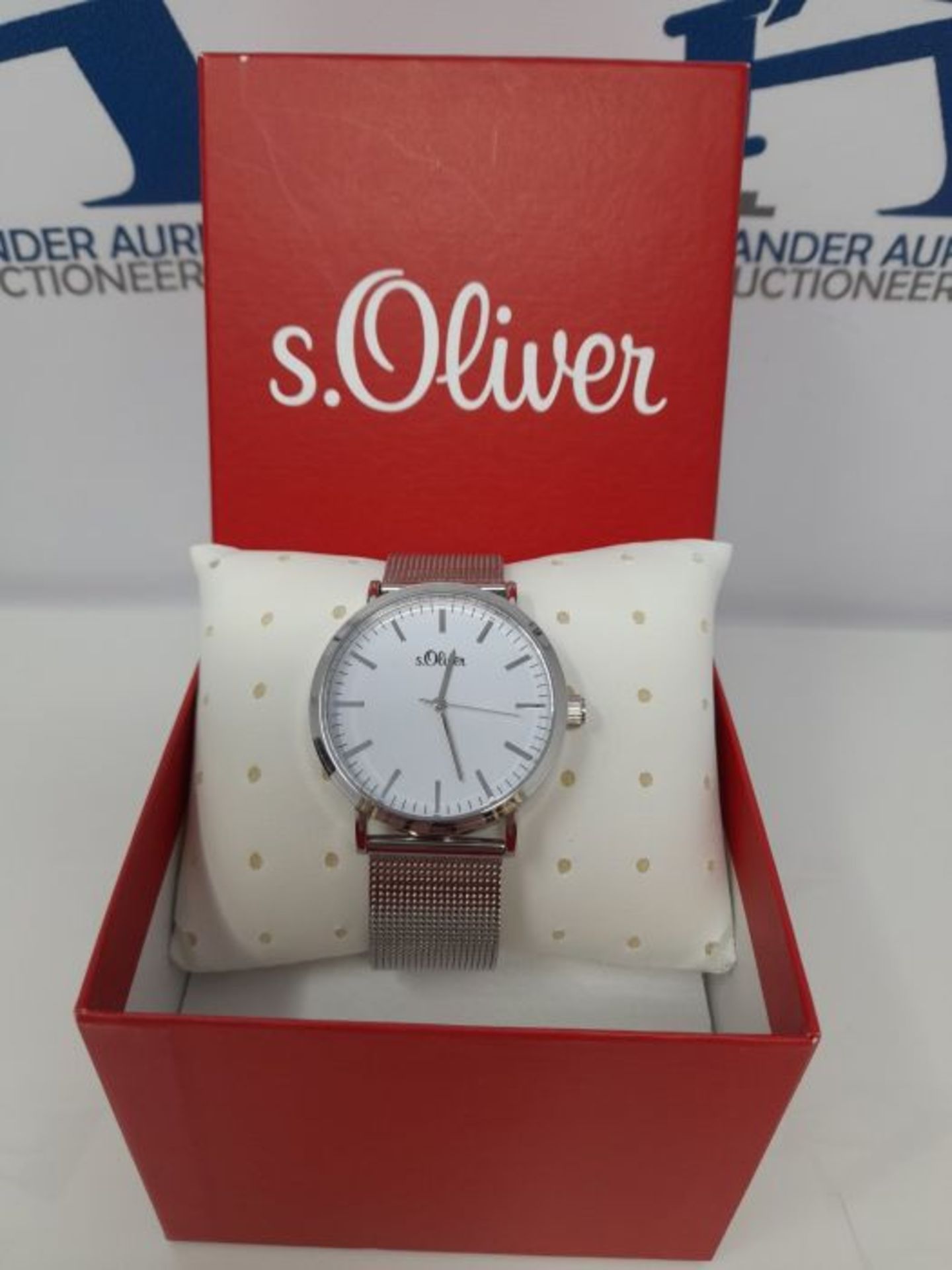 s.Oliver women's analogue quartz wristwatch with stainless steel bracelet SO-3145-MQ - Image 2 of 3