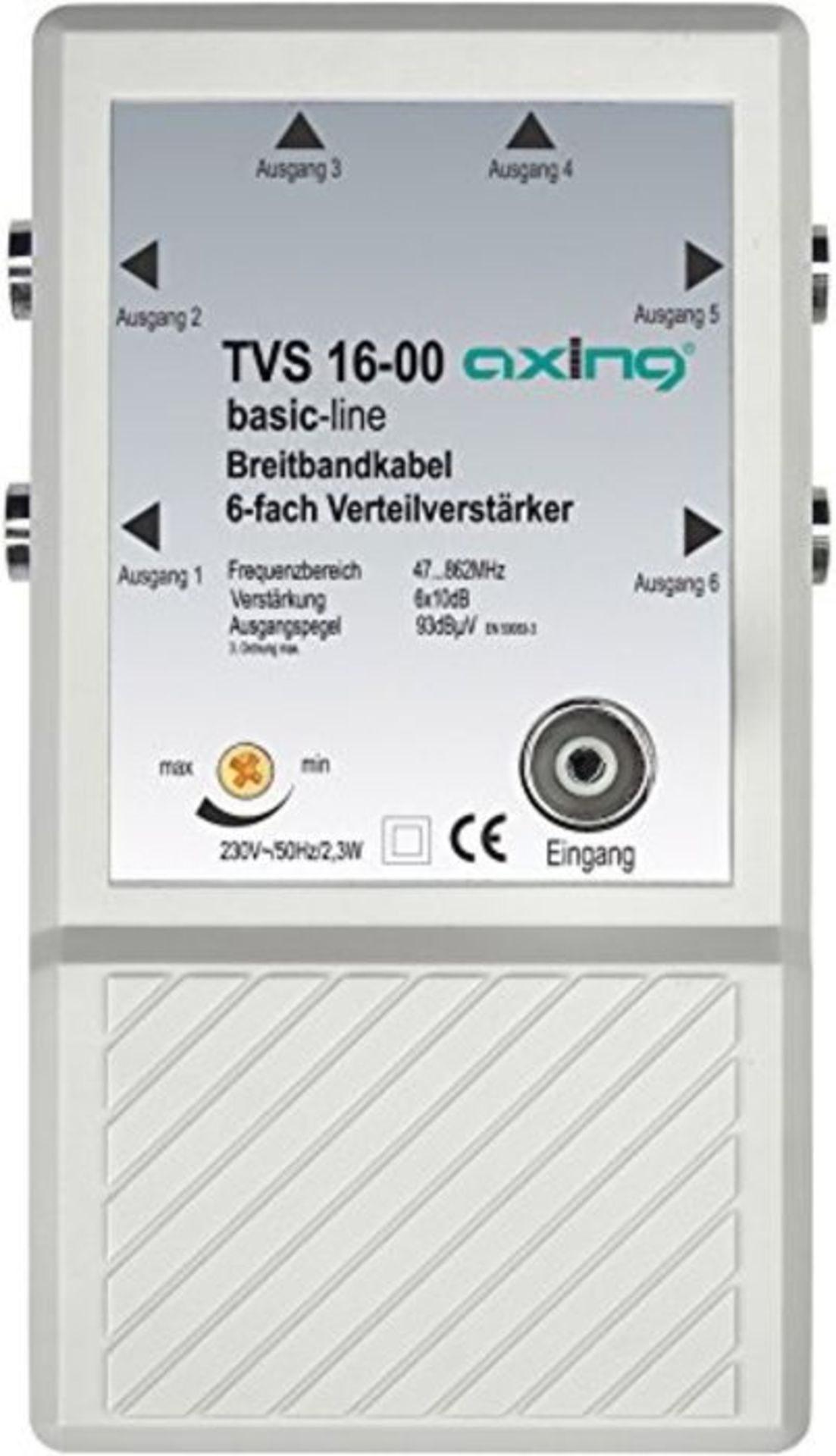 RRP £51.00 Axing TVS 16-00 6x Distributor Amplifier for Small CATV and Terrestrial Networks