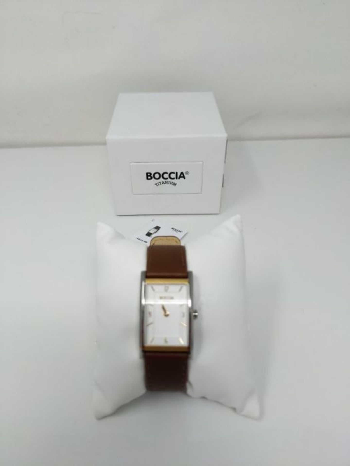 RRP £89.00 Boccia Damen Analog Quarz Uhr mit Leder Armband 3212-06 - Image 2 of 3
