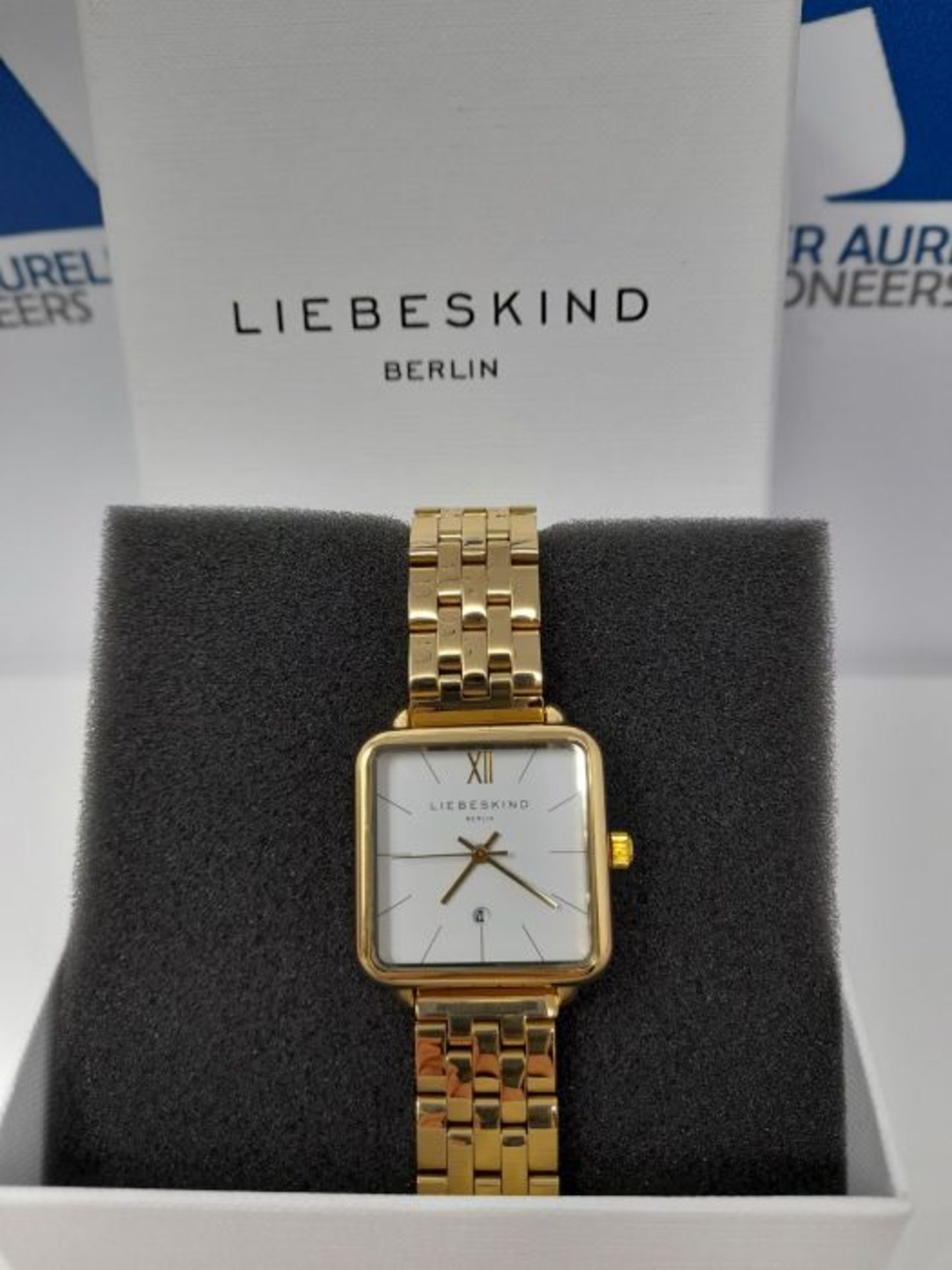 RRP £100.00 Liebeskind Berlin Damen Analog Quarz Uhr mit Edelstahl Armband LT-0177-MQ - Image 2 of 3