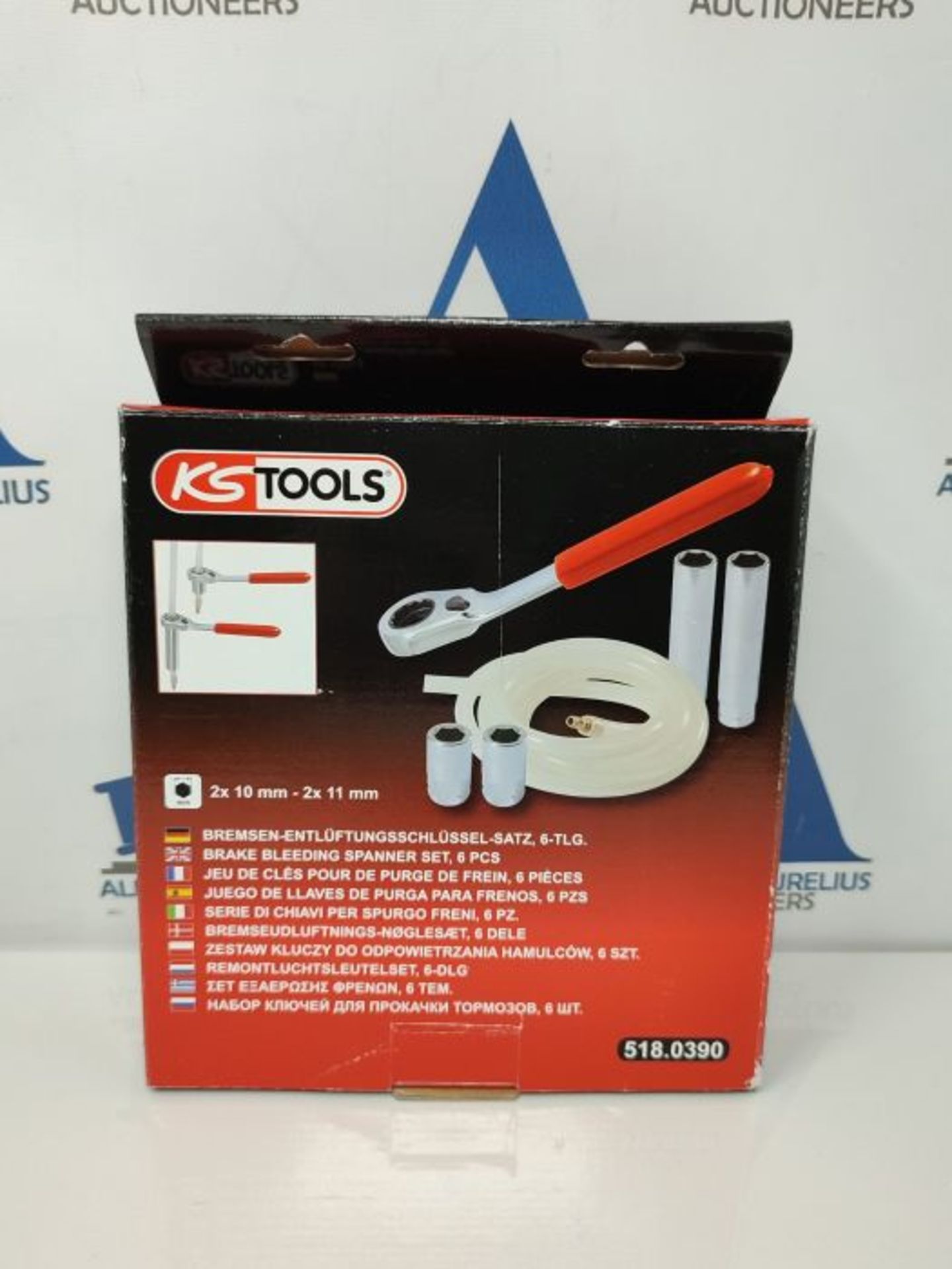 RRP £56.00 KS Tools 518.0390 Brake bleeding spanner set, 6 pcs - Image 2 of 3