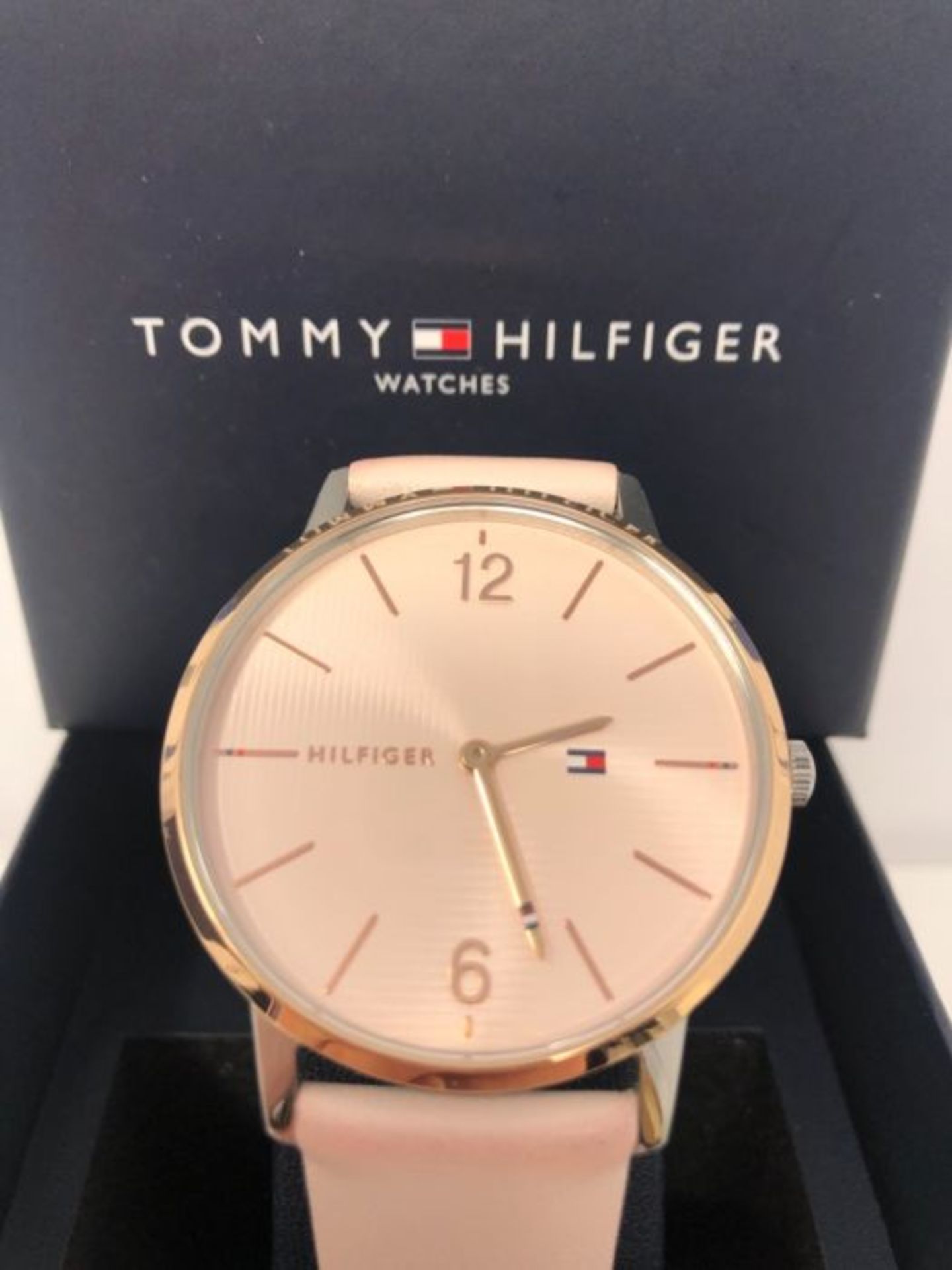 RRP £76.00 Tommy Hilfiger Damen Analog Quarz Uhr mit Leder Armband 1781973 - Image 2 of 2