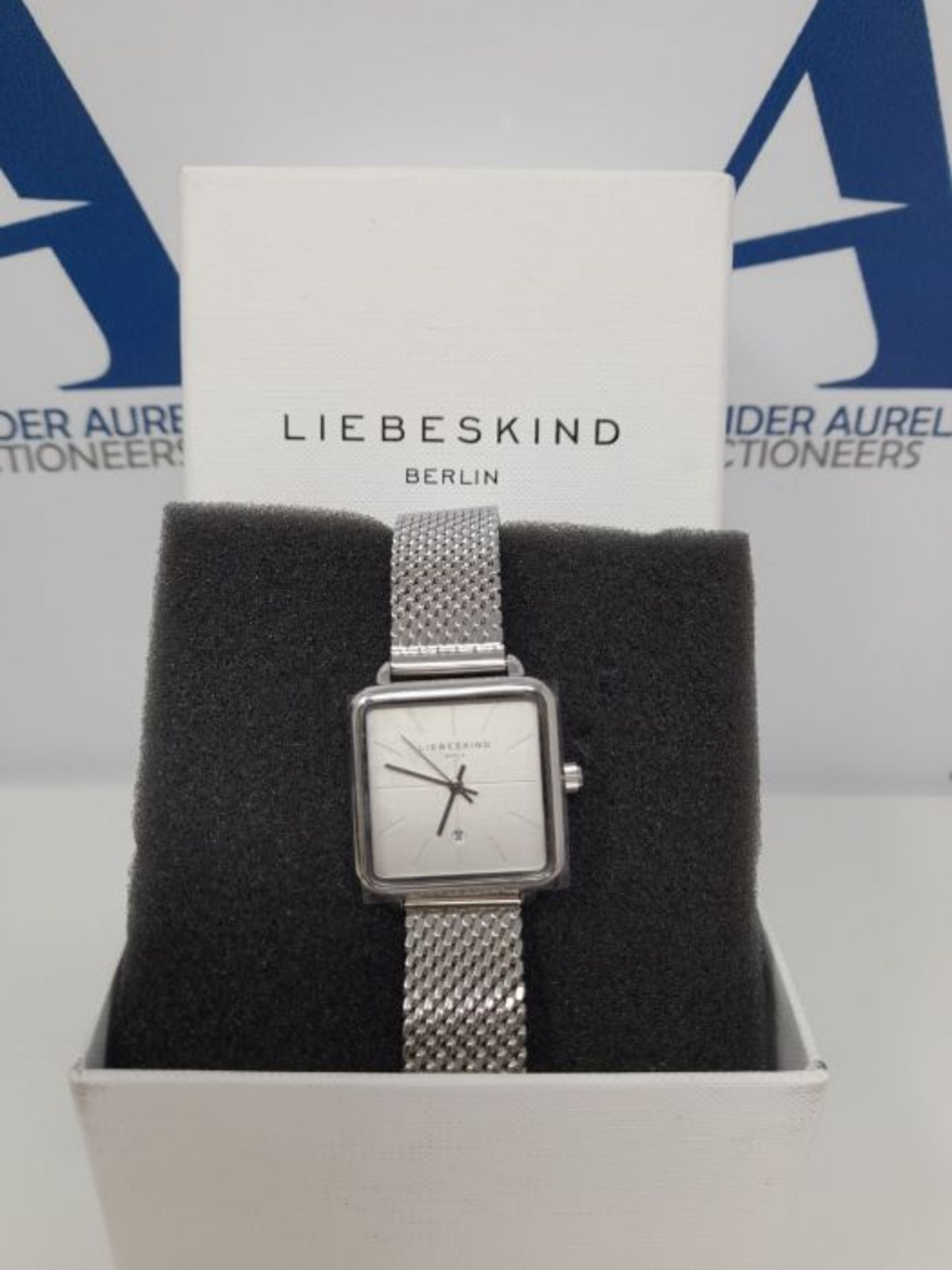 RRP £73.00 Liebeskind Berlin Damen Analog Quarz Armbanduhr mit Edelstahlarmband LT-0150-MQ - Image 2 of 3