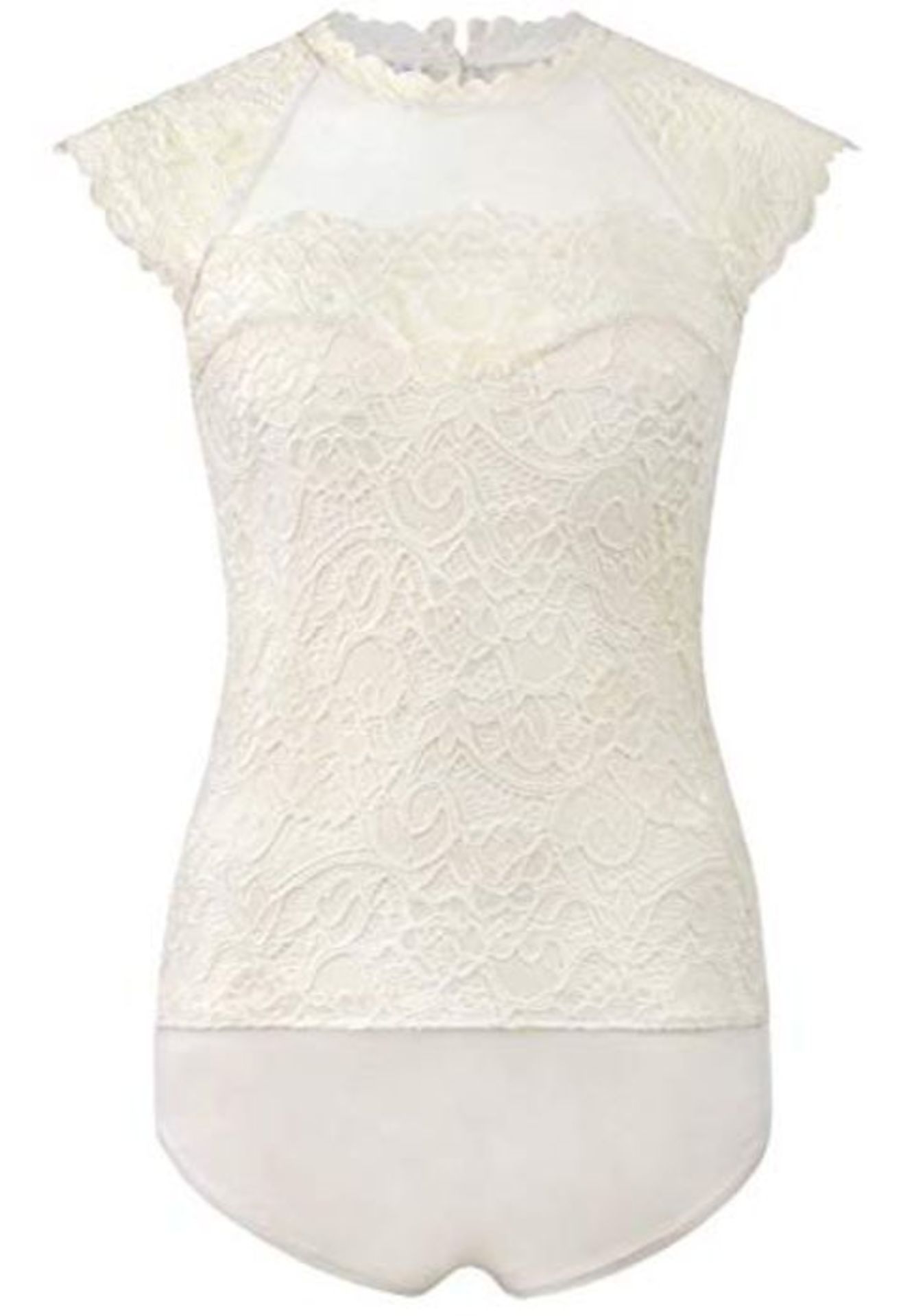 RRP £51.00 Stockerpoint Women's Body Romy Bodysuit, Cream, L