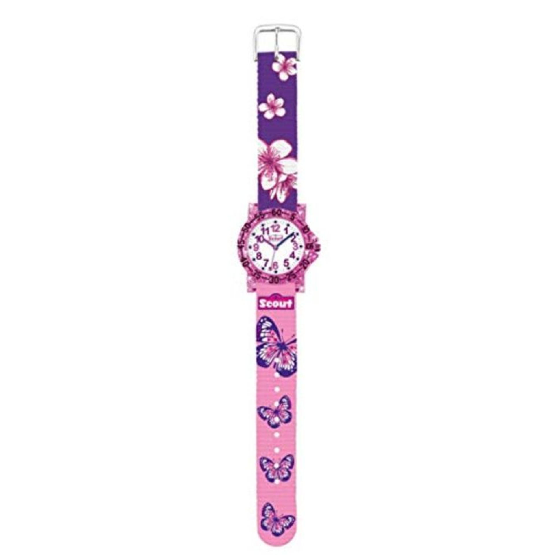 SCOUT Girls Analogue Quartz Watch with Textile Strap 280375013