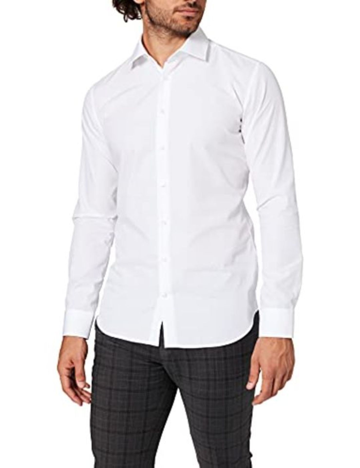 Seidensticker Men's Business Hemd Non-iron shirt with very slim cut - X-Slim fit - Lon