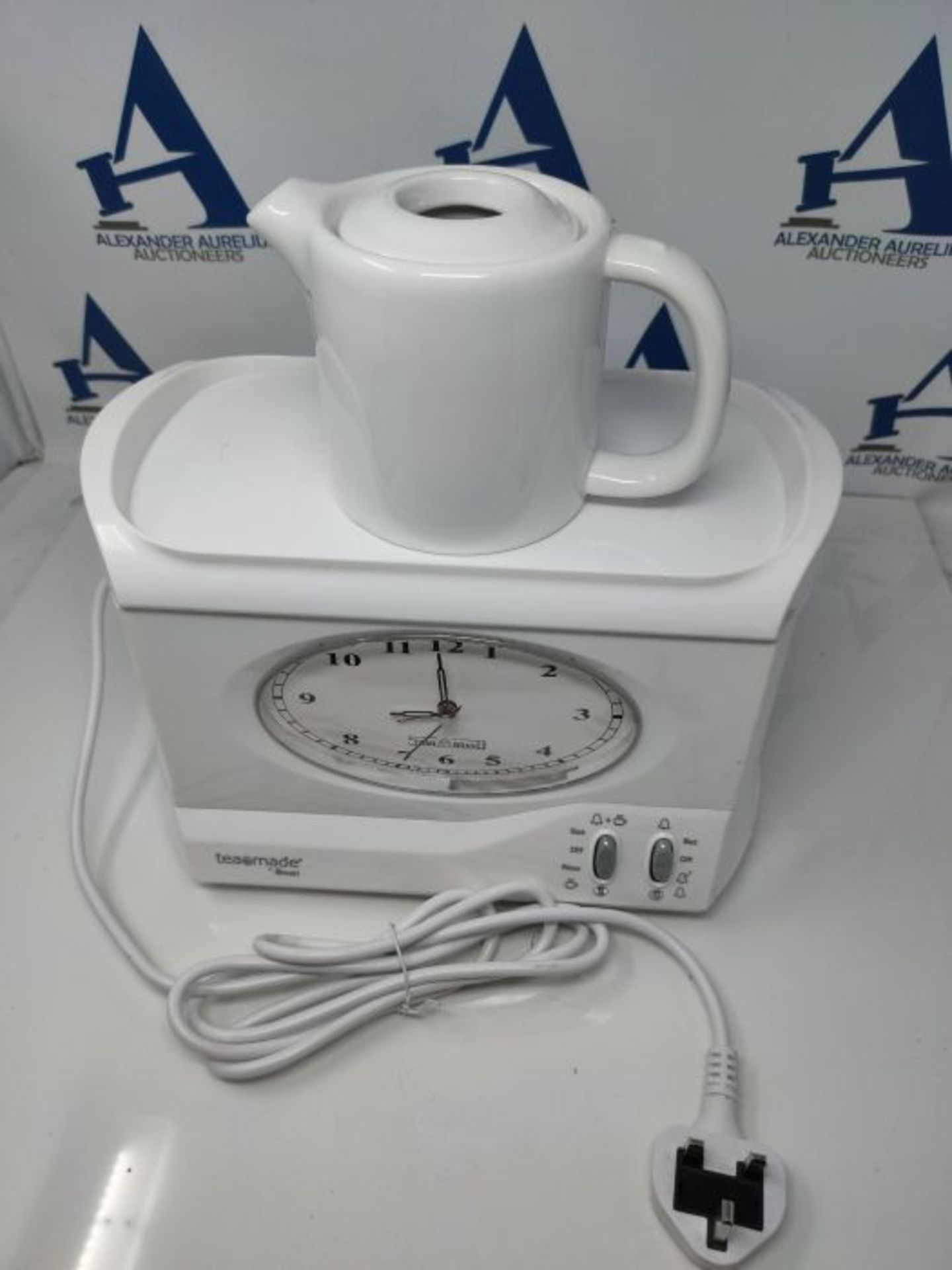 RRP £59.00 Swan Vintage Teasmade - Rapid Boil with Clock and Alarm, Featuring a Clock Light with - Image 3 of 3