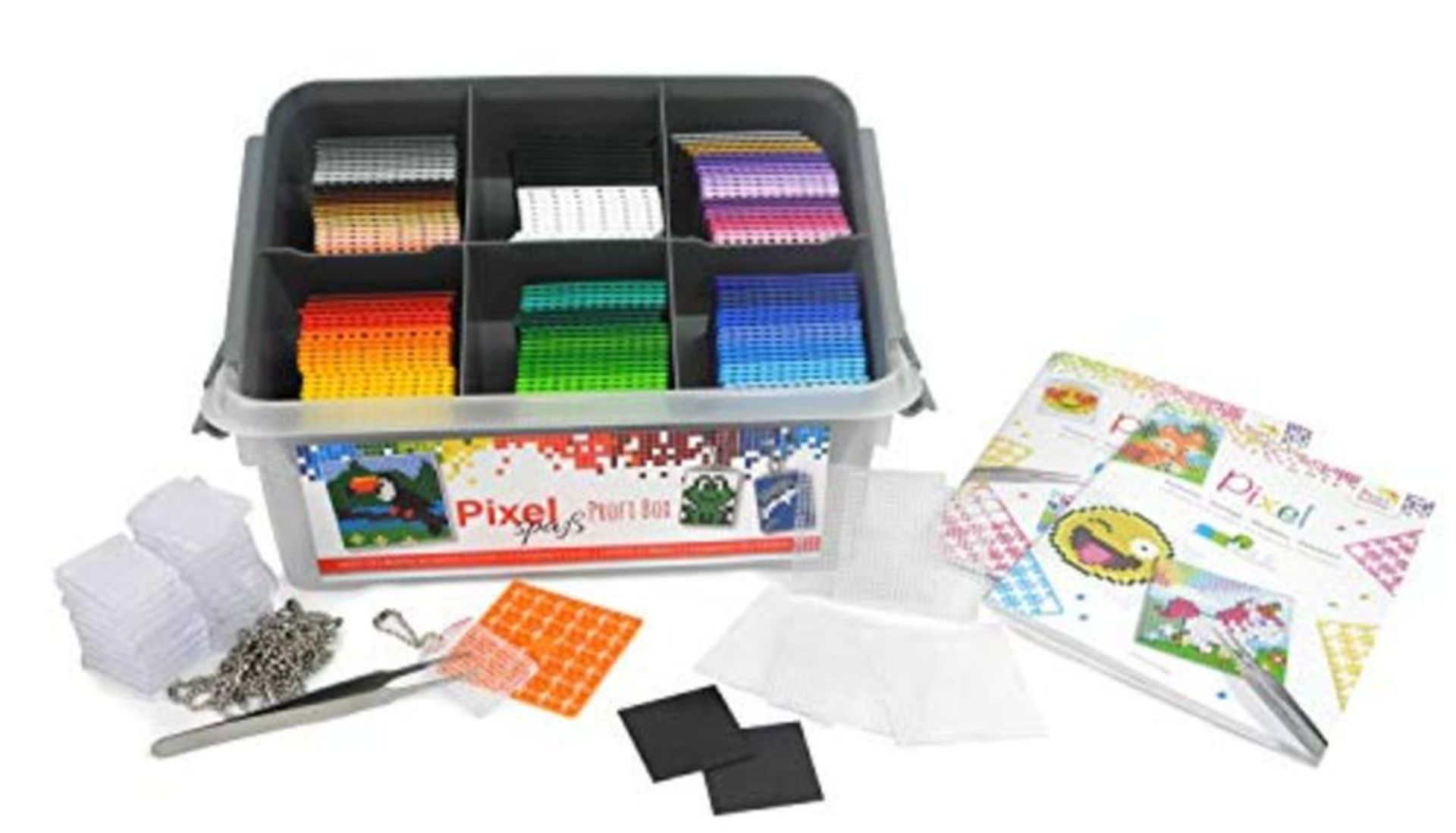 RRP £100.00 Pracht Creatives Hobby P60002-29501 Professional Box Craft Set with 126 Pixel, 24 Meda