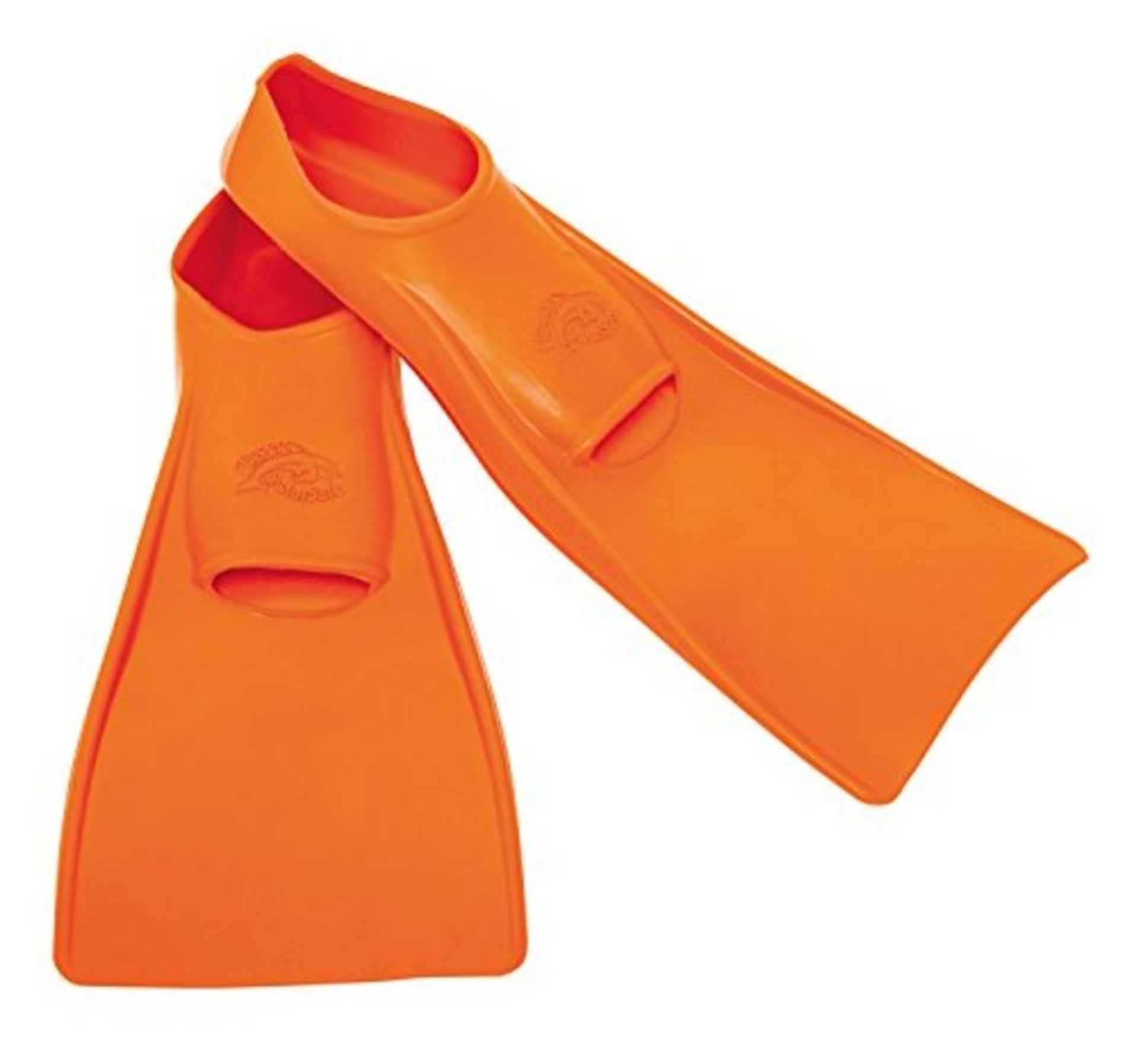 Flipper SwimSafe 1150 - Schwimmflossen für Kinder, in der Farbe Orange, Größe 34 ?