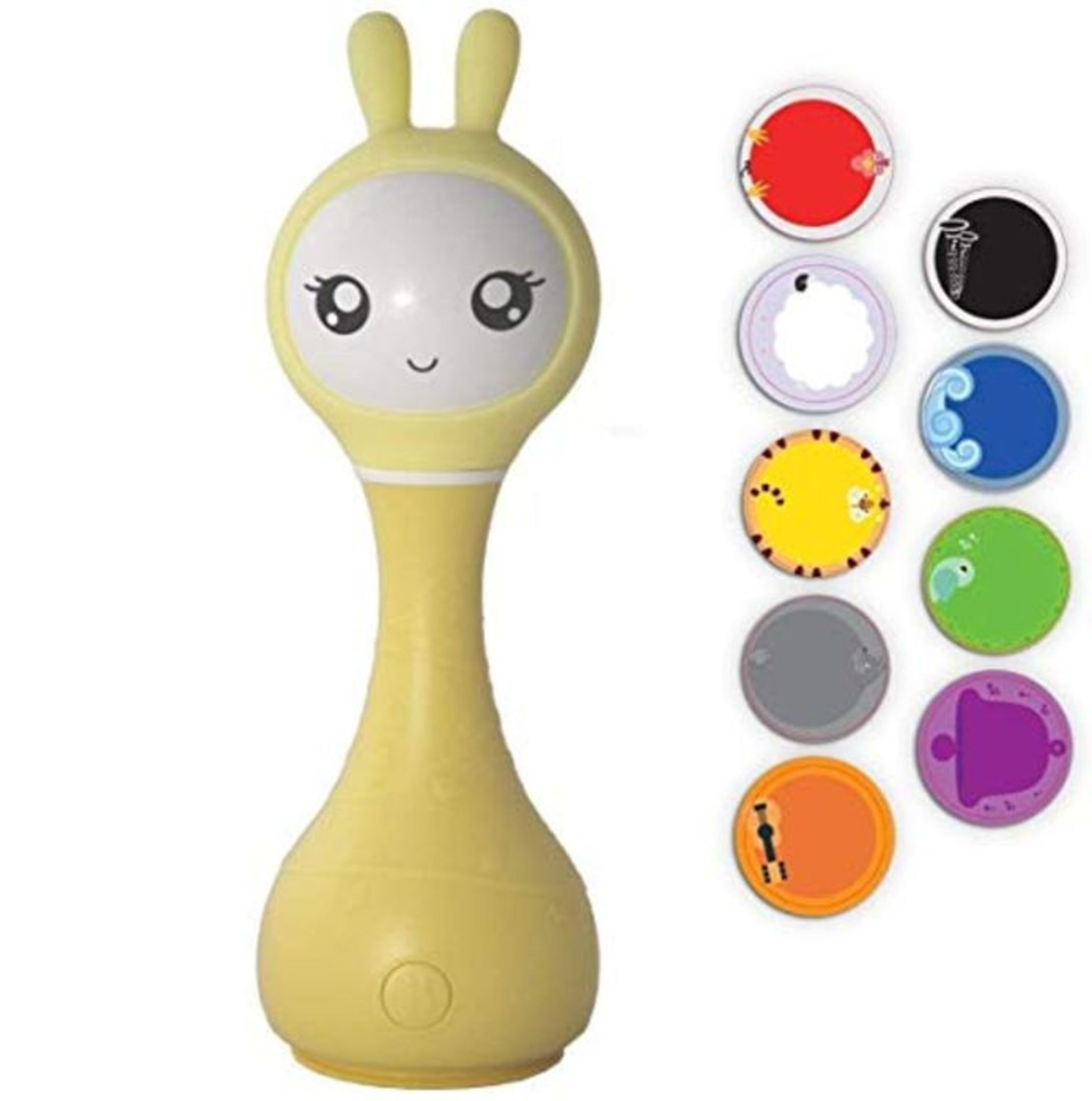 Alilo Intelligente Babyrassel Rassel Musikwürfel Baby Smart Bunny R1 Kinder 0-3 Jahre