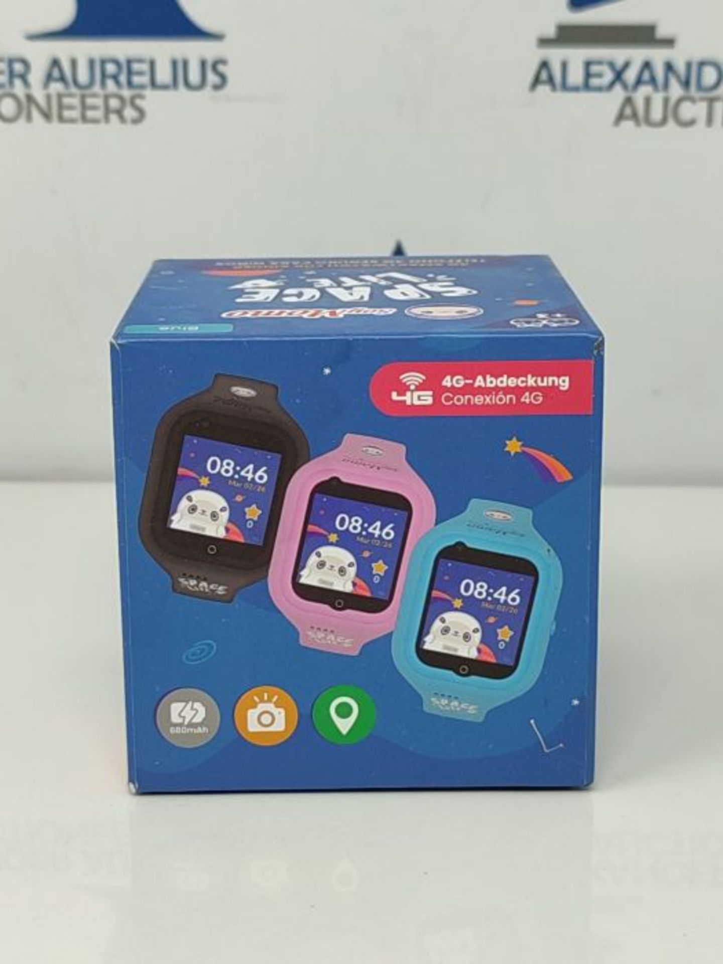 RRP £89.00 Smartwatch Space Lite - Kinder Handy GPS-Uhr mit 4G Kamera Telefon Anruf Sprachnachric