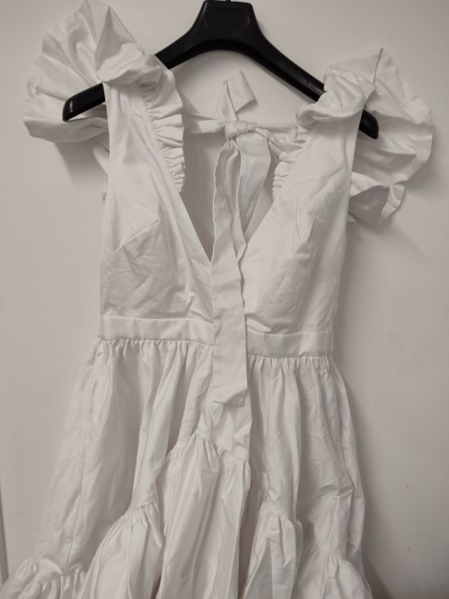 RRP £169.00 Making the Cut Season 3 Episode 1 Winning Look Sienna's Ruffle High-Low Dress, White, - Image 2 of 2