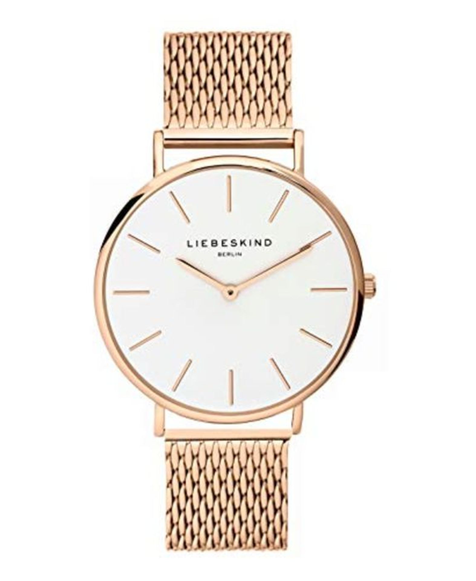 RRP £64.00 [CRACKED] Liebeskind Berlin Damen Analog Quarzuhr 38 mm