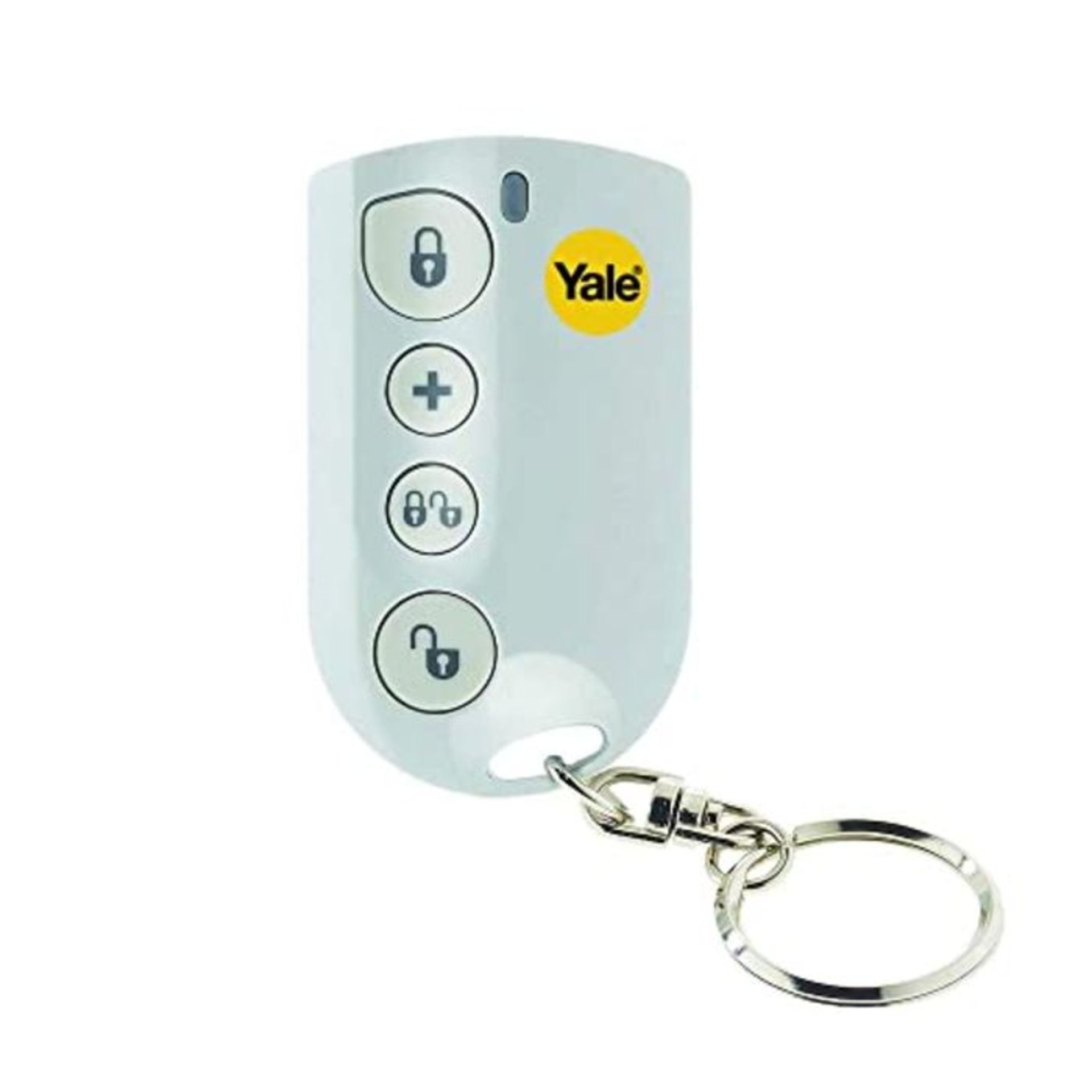 Yale SYB-HSA6060 Locks HSA6060 Alarm Accessory-Remote Keyfob, 3 V, White, 13.4 x 7.8 x