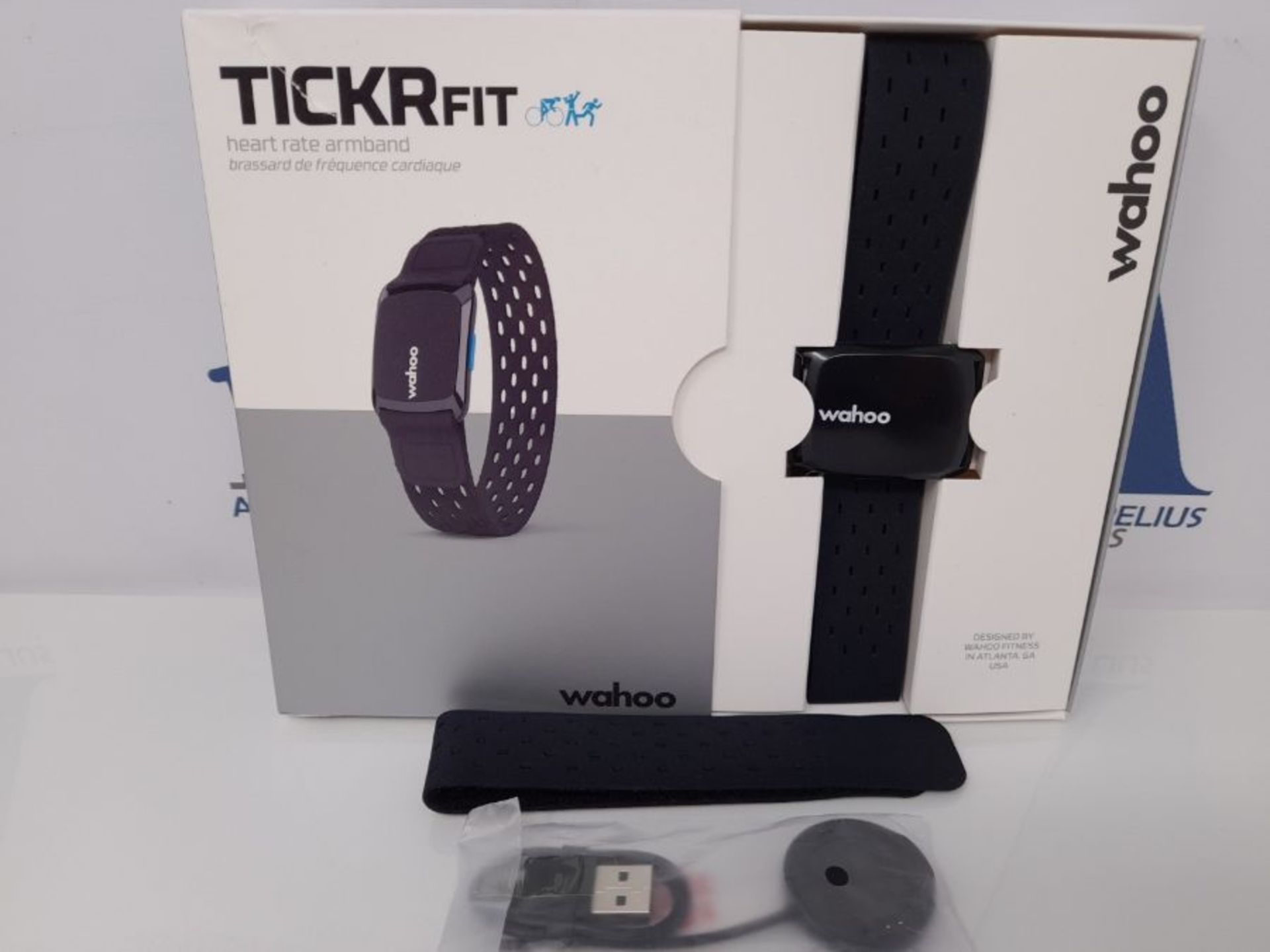 RRP £73.00 Wahoo TICKR FIT Heart Rate Monitor Armband, Bluetooth/ANT+