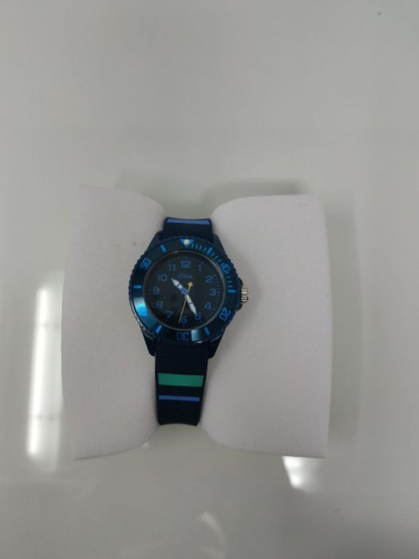 s.Oliver Unisex Analog Quarz Uhr mit Silicone Armband SO-4005-PQ - Image 2 of 2