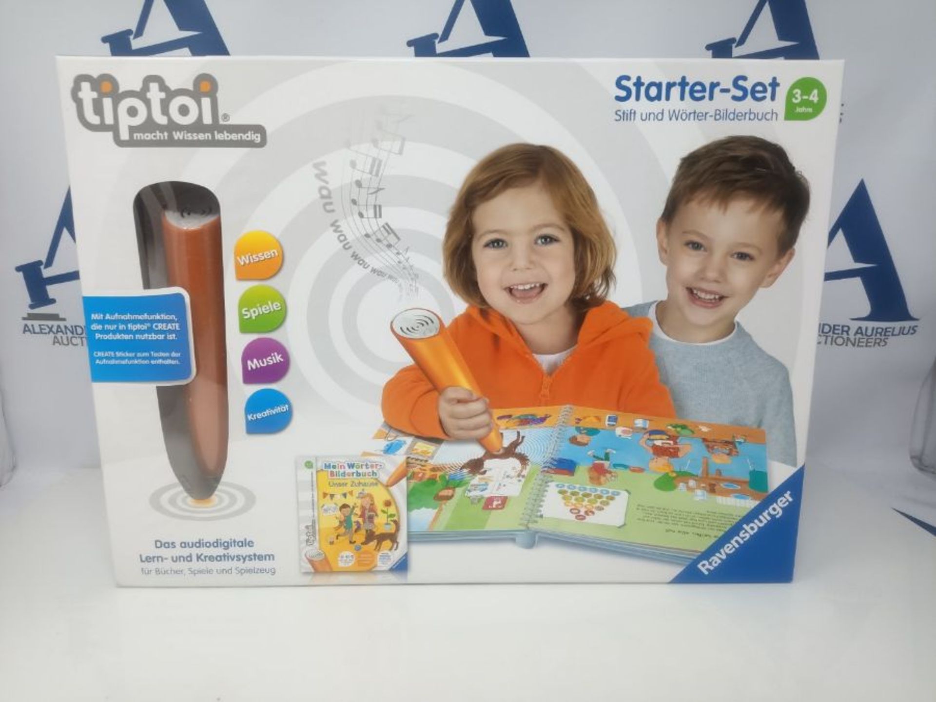 tiptoi® Starter-Set Stift und Mein Wörter-Bilderbuch Unser Zuhause: tiptoi® Stift m