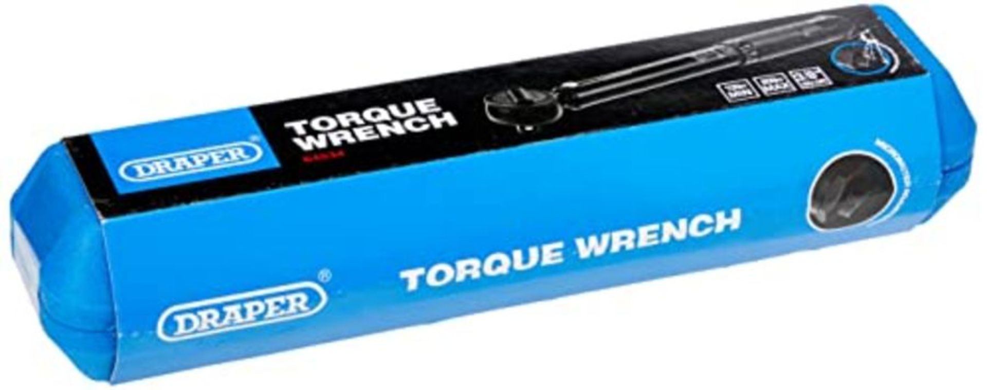 Draper 64534 Square Drive Ratchet Torque Wrench 3/8 Inch , Blue