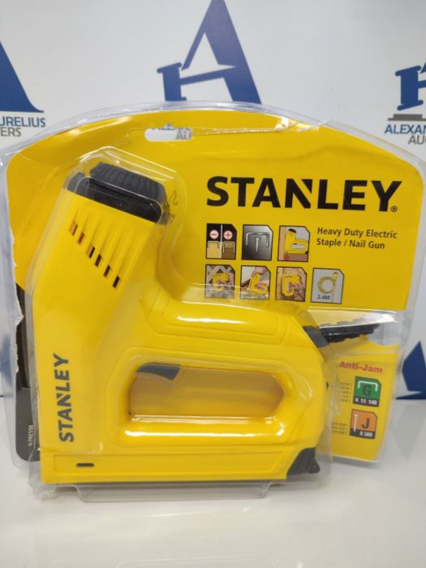 Stanley 0-TRE550 Heavy Duty Electric Staple/Nail Gun, YELLOW - Image 2 of 3