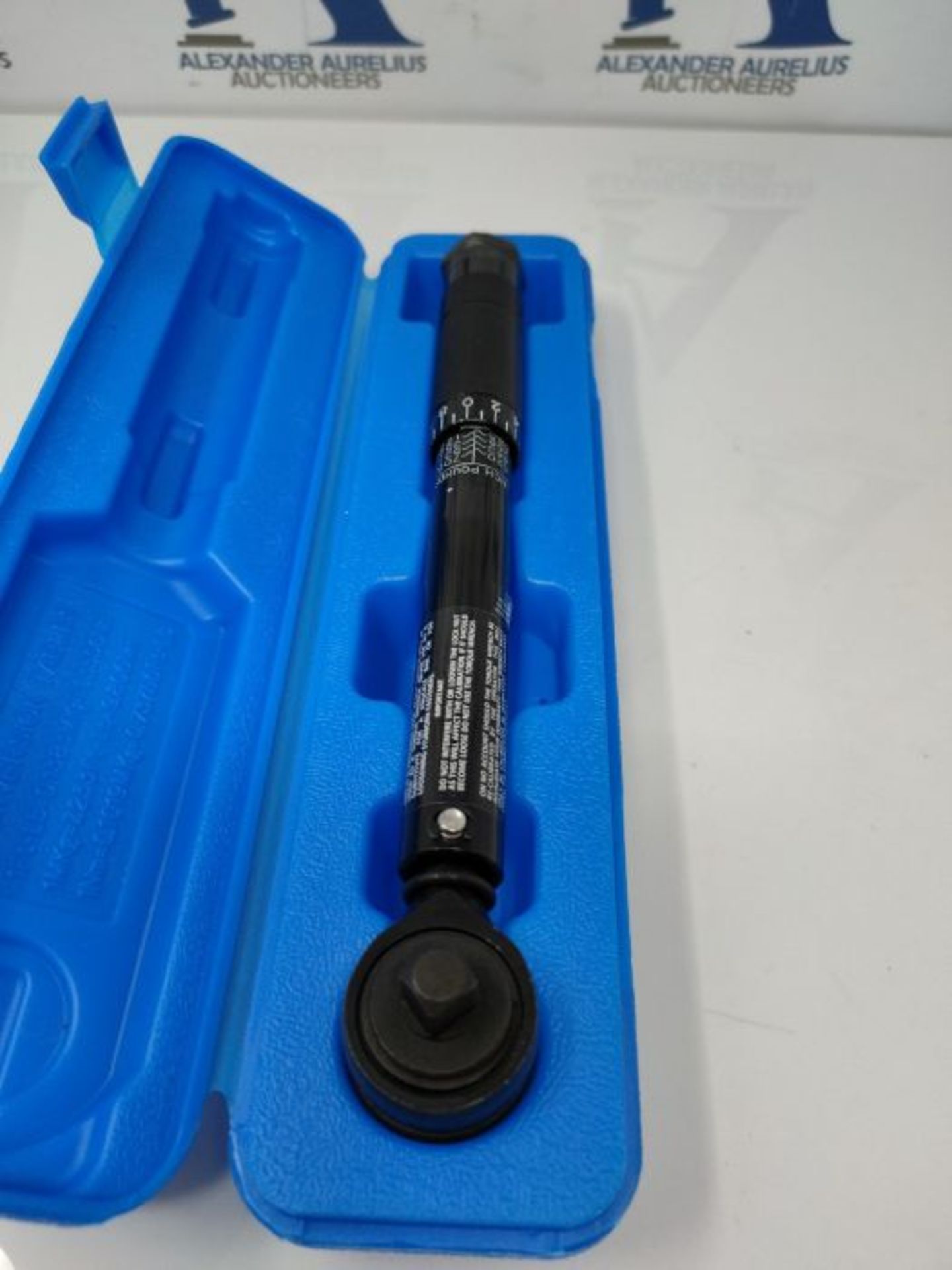 Draper 64534 Square Drive Ratchet Torque Wrench 3/8 Inch , Blue - Image 3 of 3