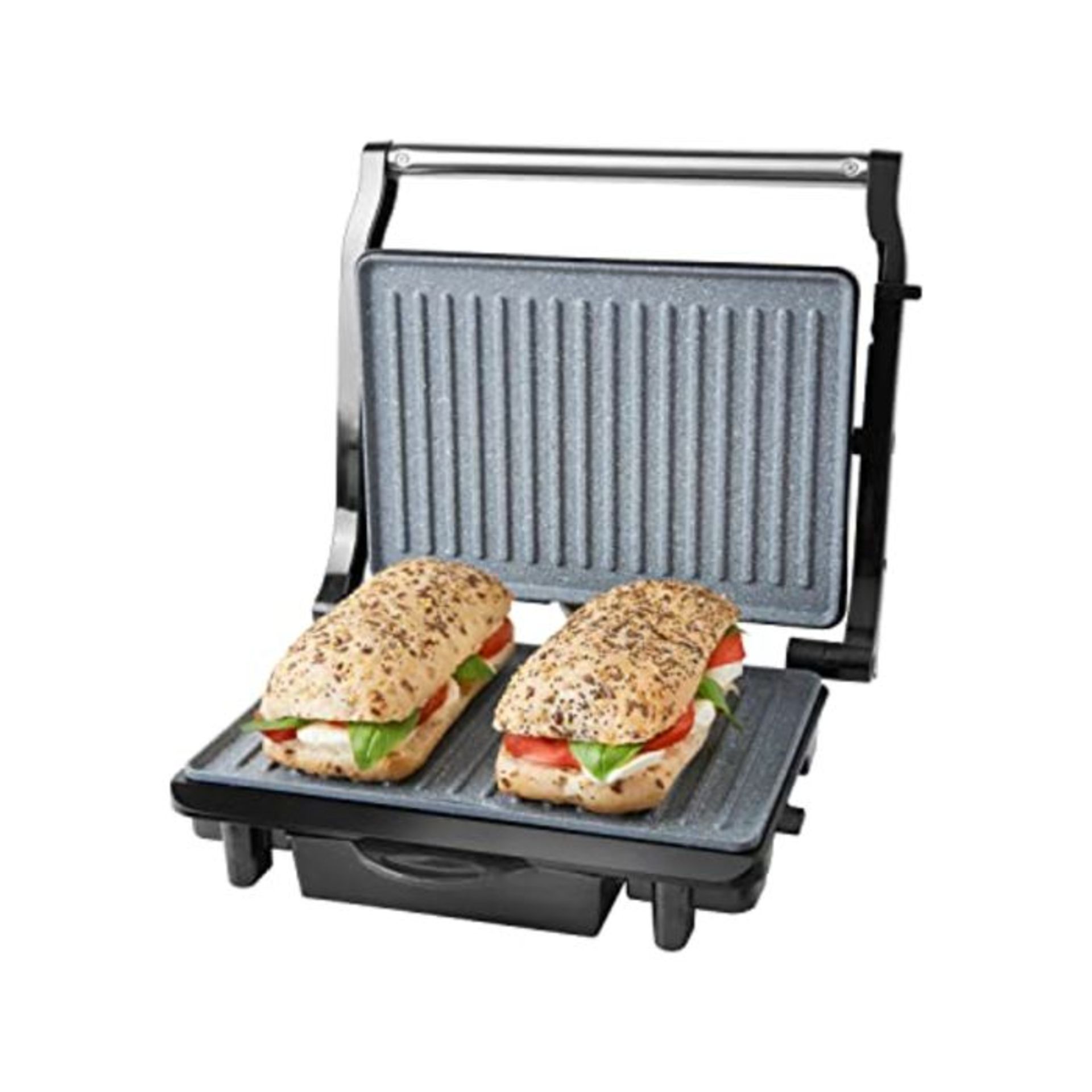 Quest 35609 Deluxe Health Grill With Panini Press & Sandwich Toaster/Non-Stick Marble