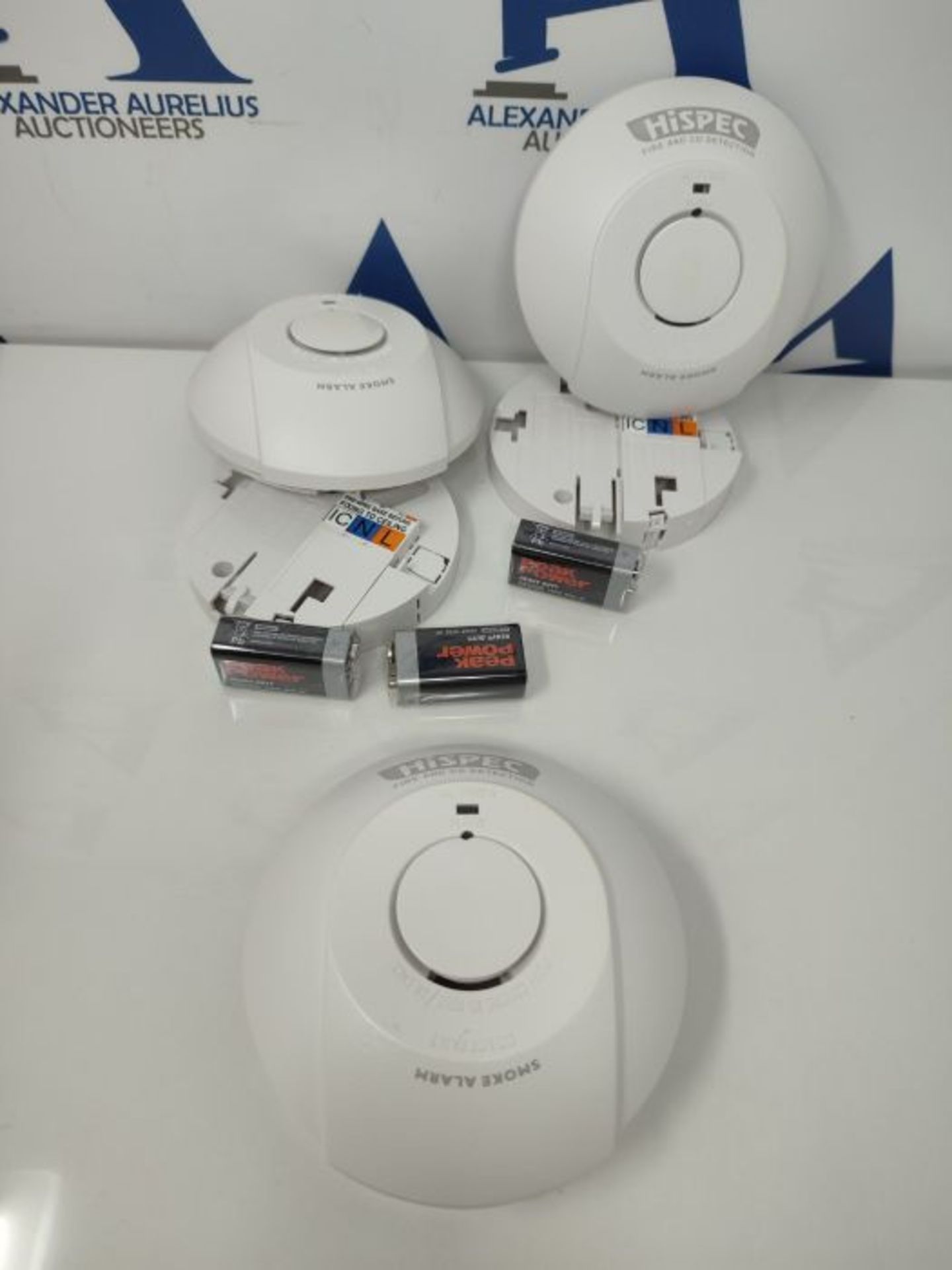 RRP £117.00 HiSPEC Smoke Alarms Heat Detectors and CO Detectors - Fire Safety Kits: Fully Complian - Image 2 of 2