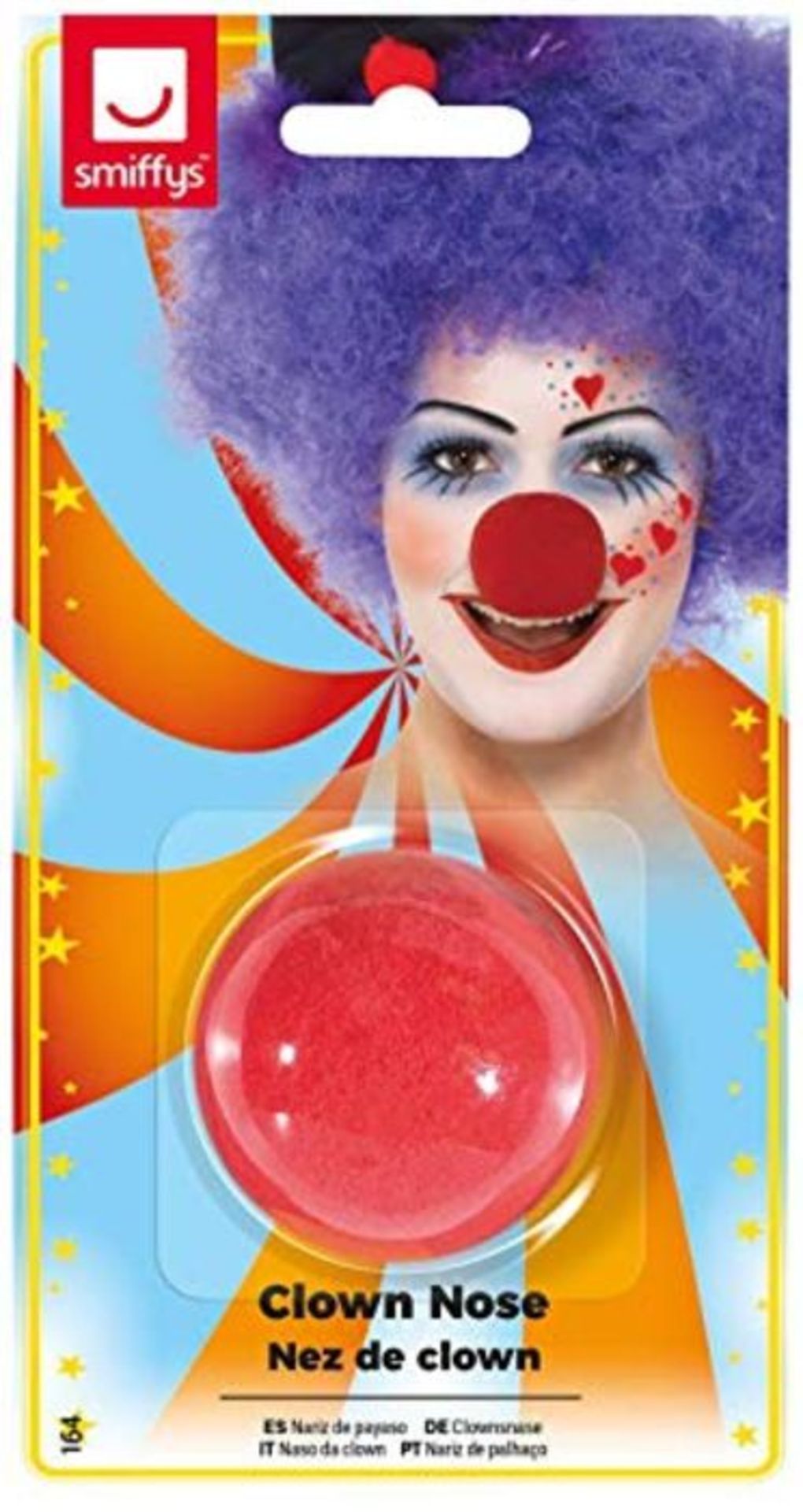 Smiffys Clown Nose Sponge - Red