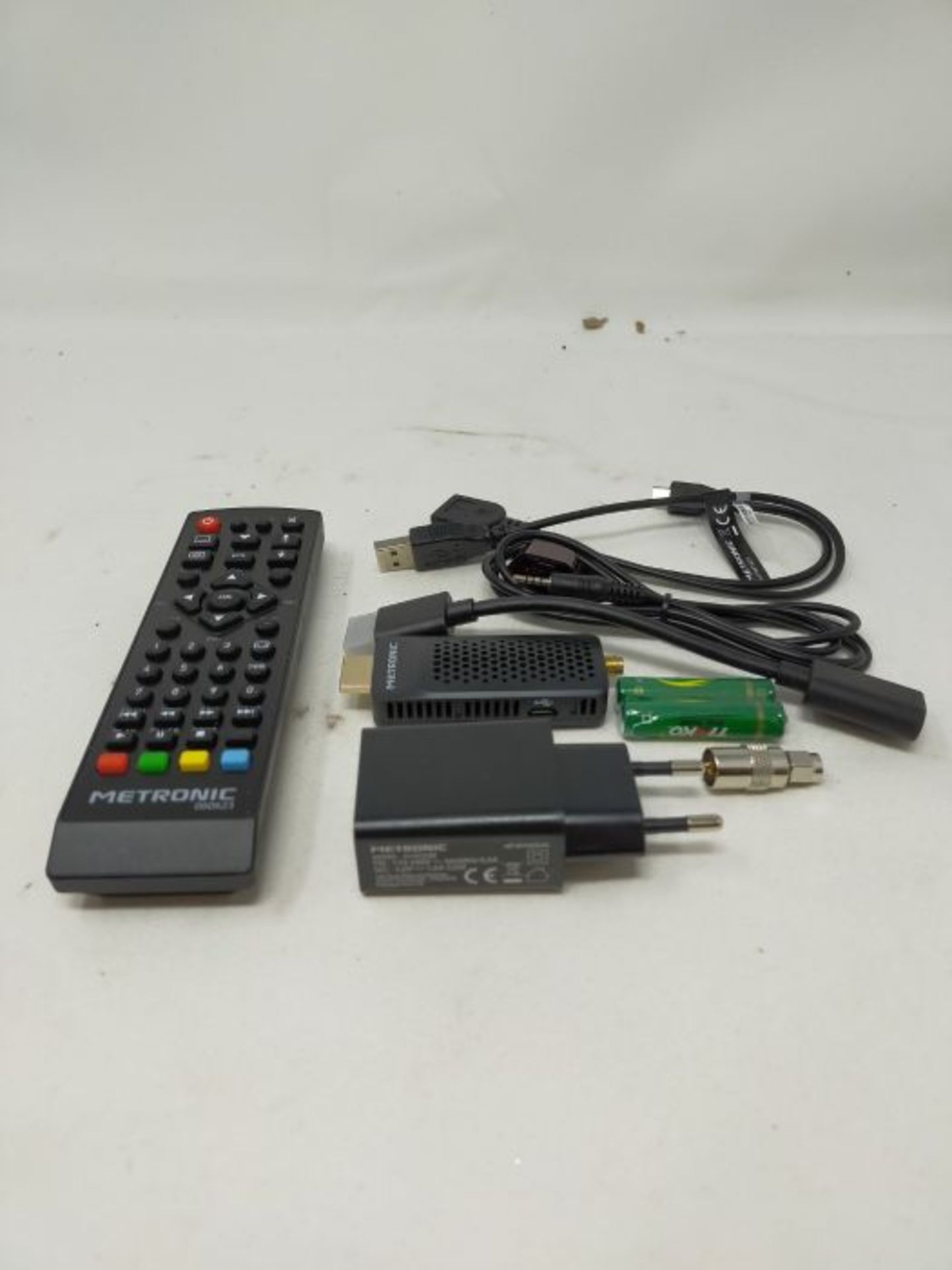 Metronic 441625 Decoder Sintonizzatore Ricevitore TDT DVB-T Compatibile DVB-T2 Dongle - Image 3 of 3