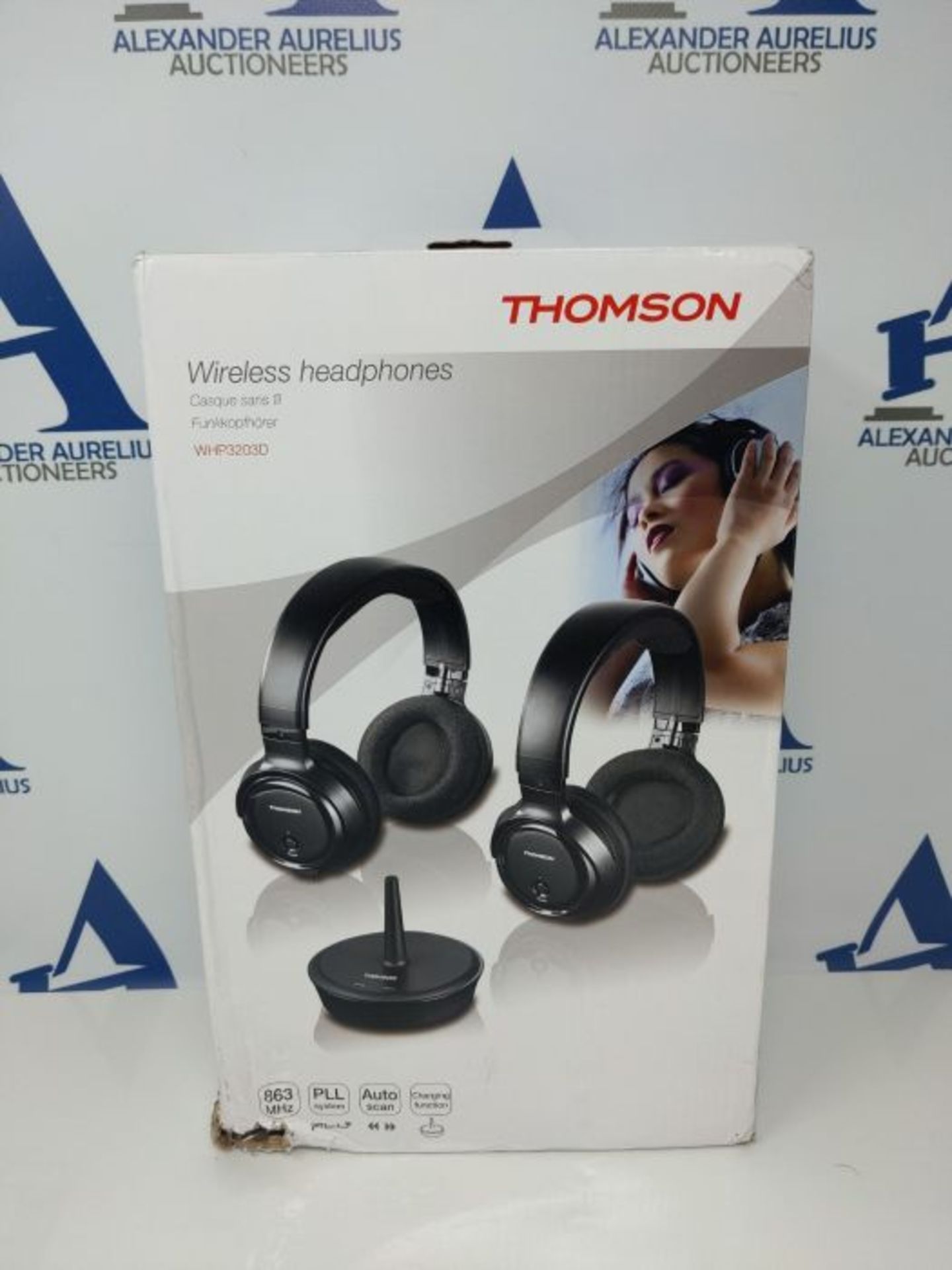RRP £50.00 Thomson WHP 3203 D Traditional Headphones UHF Analogue - Image 2 of 3