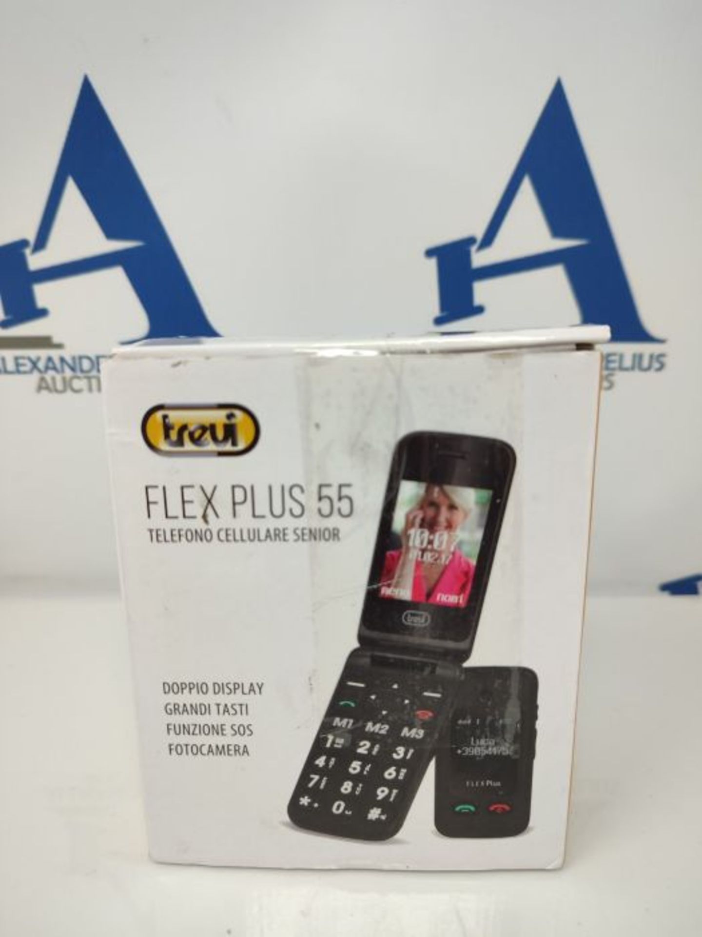 Trevi FLEX PLUS 55 Telefono Cellulare per Anziani a Conchiglia con grandi tasti, grand - Image 2 of 3