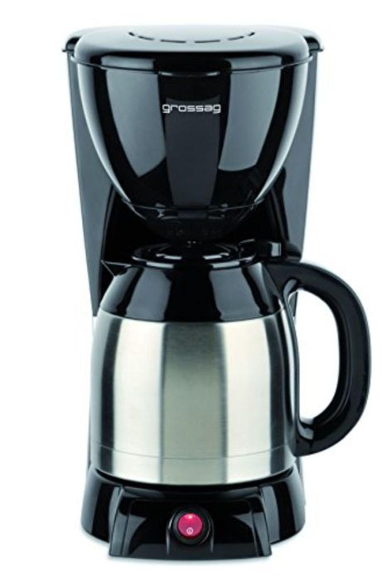 Grossag KA 36.17 Coffee Machine with Stainless Steel Thermal Jug for 10 Cups - Stainle